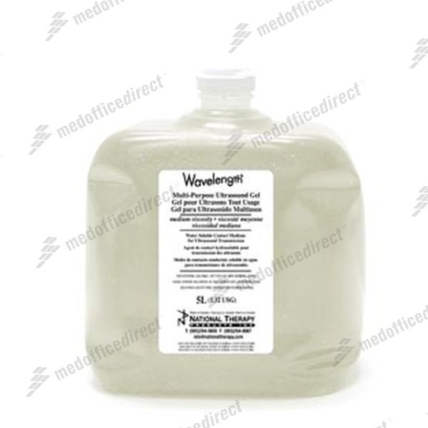 SABEL MED WAVELENGTH® CL MULTIPURPOSE ULTRASOUND GEL - CLEAR Wavelength Ultrasound Gel, Clear, 5L Cube