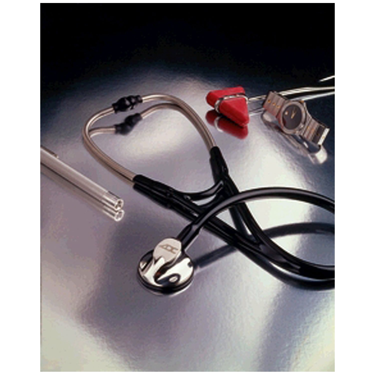 ADC ADSCOPE™ 600 Cardiology Stethoscope, Black