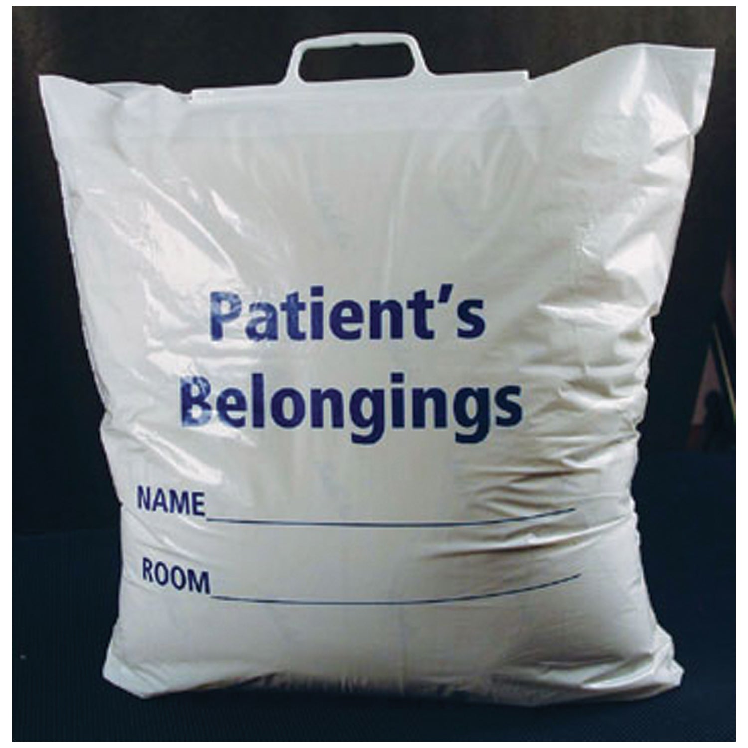 ADI MEDICAL PATIENT PERSONAL BELONGINGS BAGS Patient Belonging Bag, Plastic Rigid Handle, 250/cs