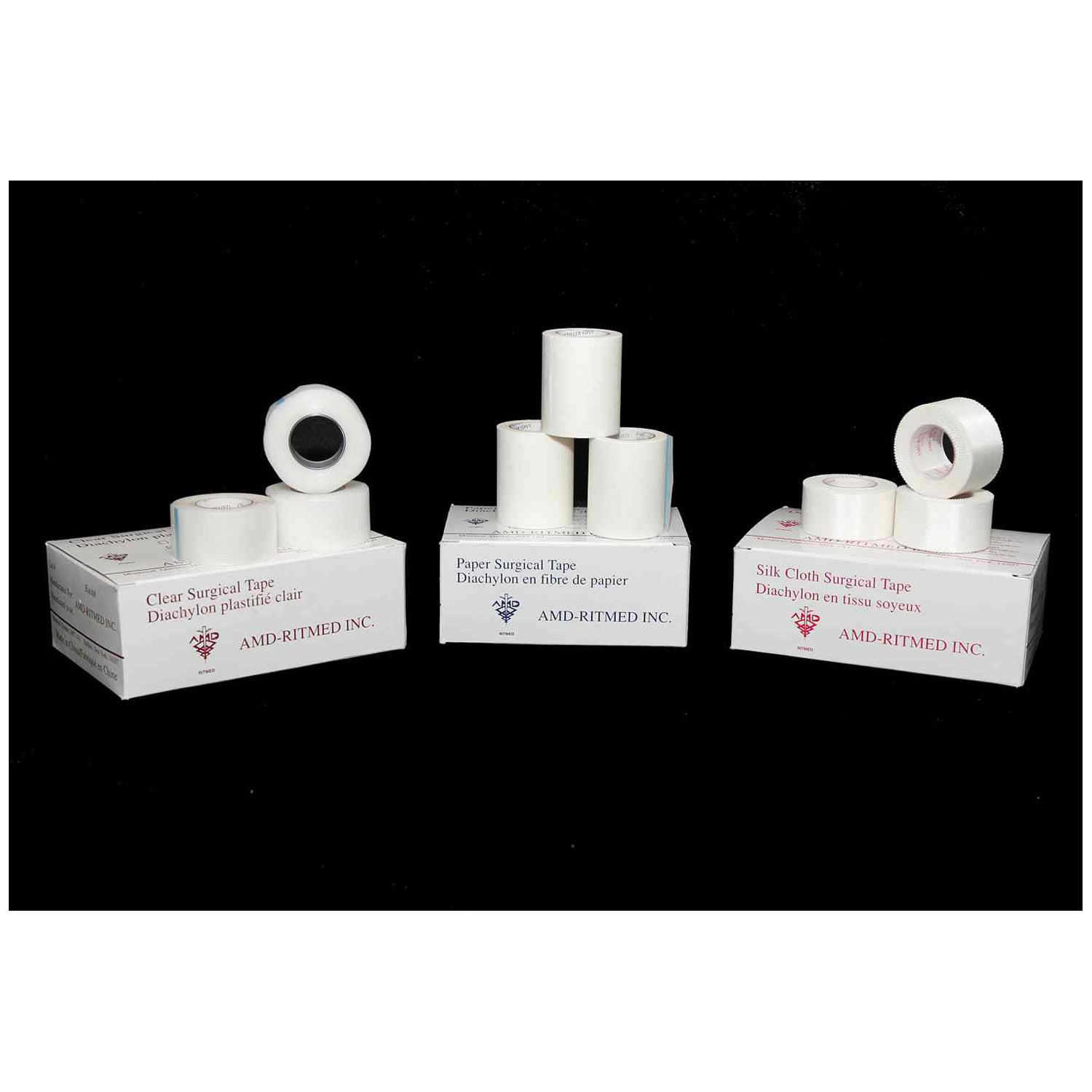 AMD MEDICOM HYPOALLERGENIC SILK SURGICAL TAPE "Silk Surgical Tape, 2\" x 10 yds, 6/bx, 12 bx/cs"