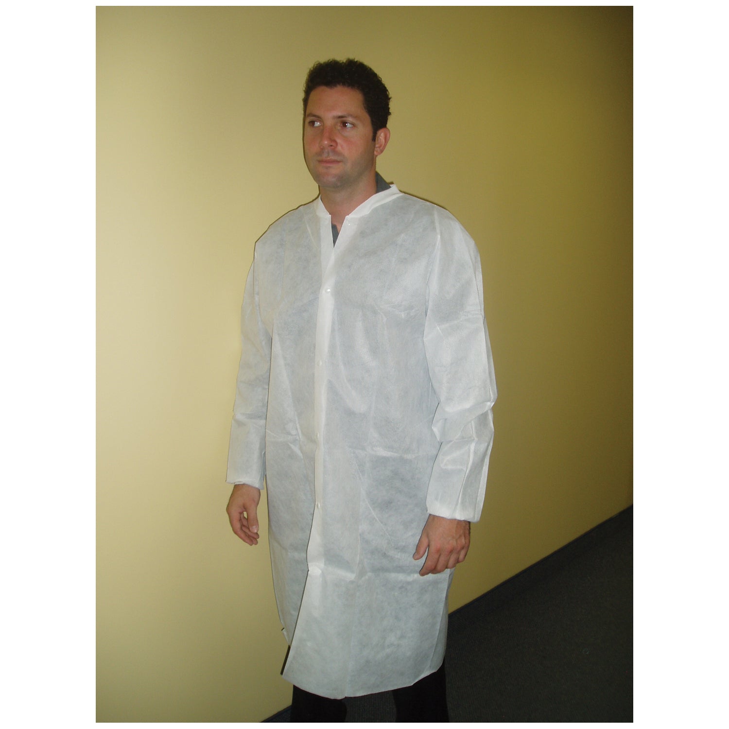 AMD MEDICOM PREMIUM WHITE LAB COATS Premium Lab Coat, X-Large, White, 50/cs