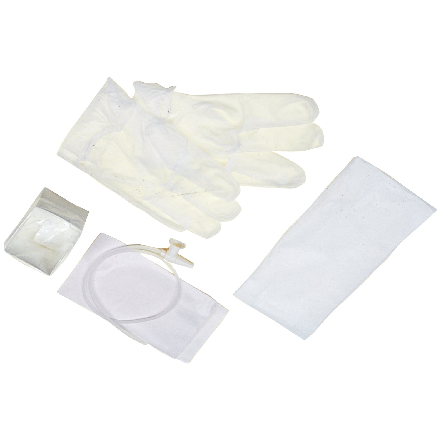 AMSINO AMSURE® SUCTION S & TRAYS Catheter Kit, 12FR, Pop-Up Solution Cup & 1 pr of Vinyl Gloves, 50/cs