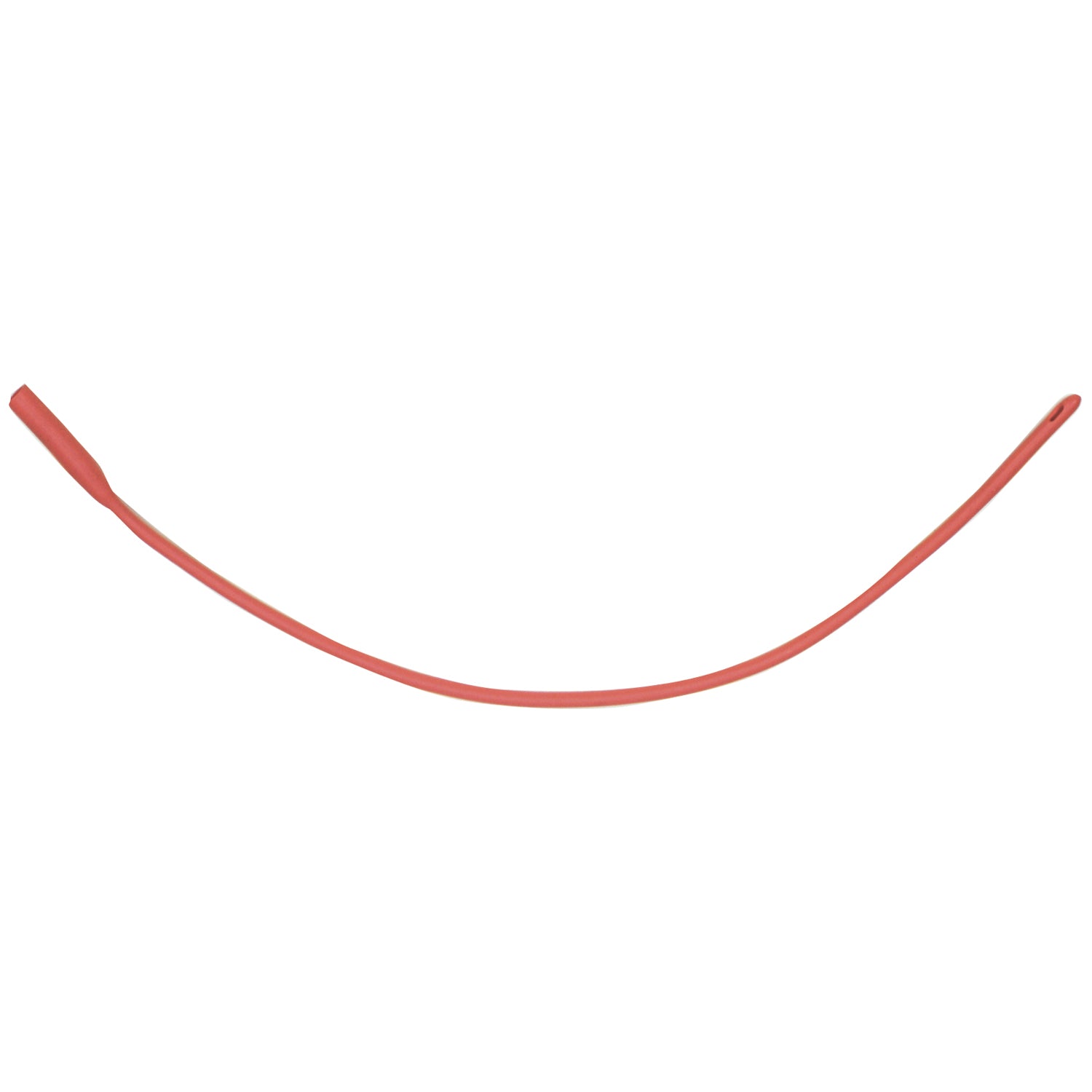 AMSINO AMSURE® URETHRAL RED RUBBER CATHETER Red Rubber Urethral Catheter, 18FR, 100/bx