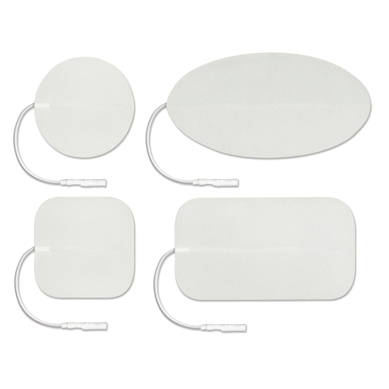 AXELGAARD VALUTRODE® FOAM ELECTRODES "ValuTrode Foam Electrode, White Foam Top, 11/4\" Round, 4/pk, 10 pk/bg, 1 bg/cs (090162)"