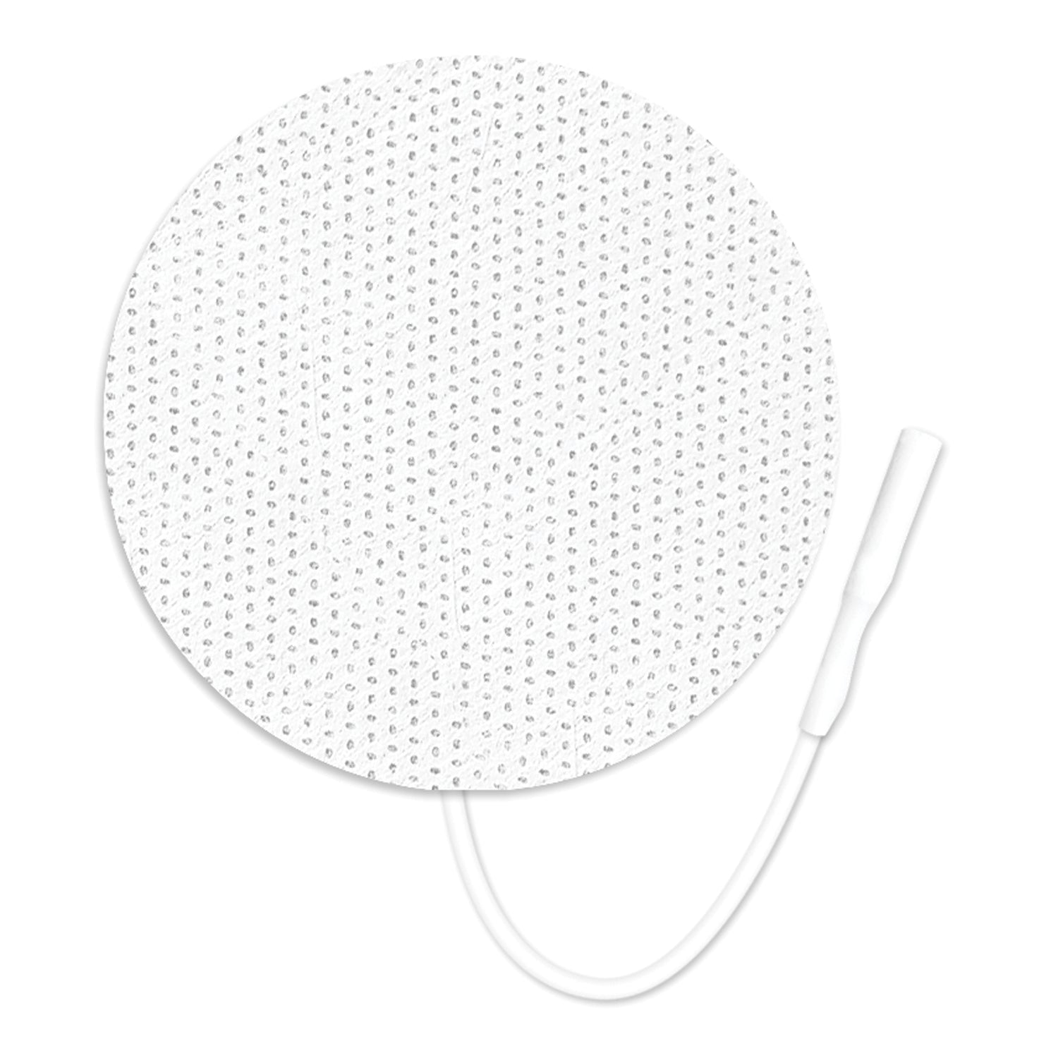 AXELGAARD VALUTRODE X® CLOTH ELECTRODES "ValuTrode X Electrode, White Fabric Top, 2\" Round, 4/pk, 10 pk/bg, 1 bg/cs (090173)"