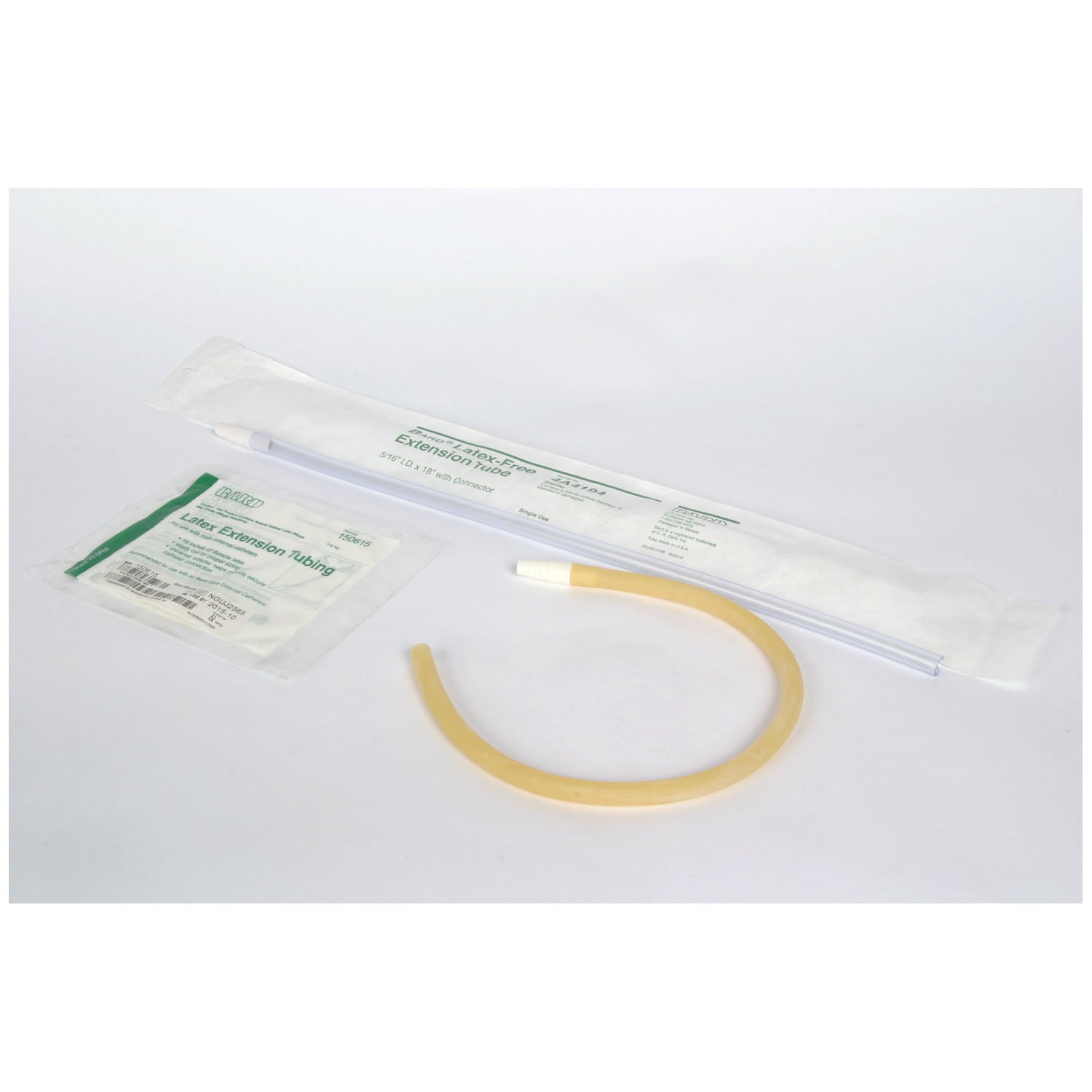 BARD LEG BAGS EXTENSION TUBING "Tubing, 18\", Connector, Reusable, Non-Sterile, Latex Free "