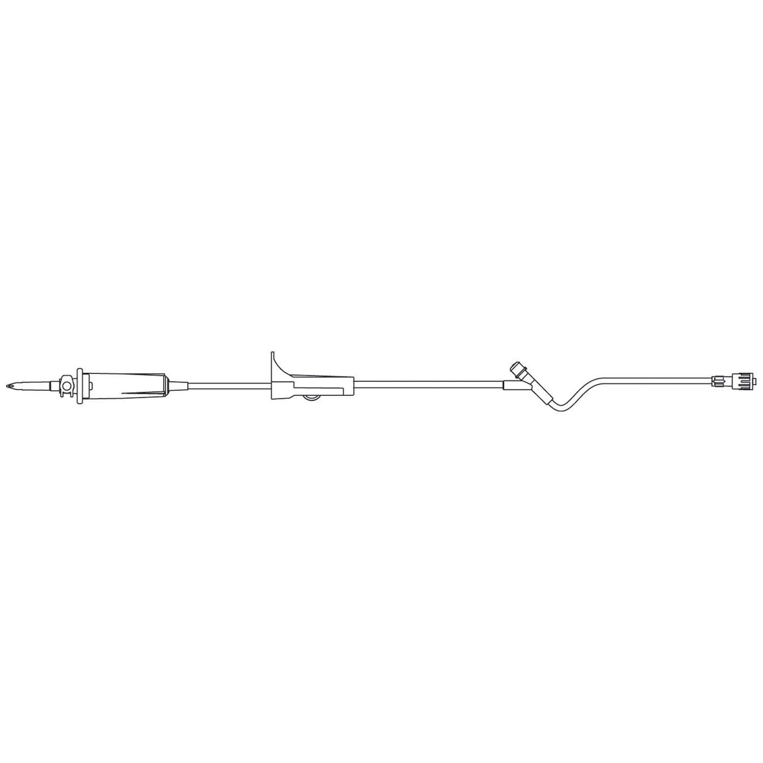 B BRAUN BASIC IV ADMINISTRATION SETS Admin Set, Universal Spike, Roller Clamp, Slide Clamp, SPIN-LOCK Connector, 13mL Priming Volume, 85"L, 15 Drops/mL, DEHP & Latex Free