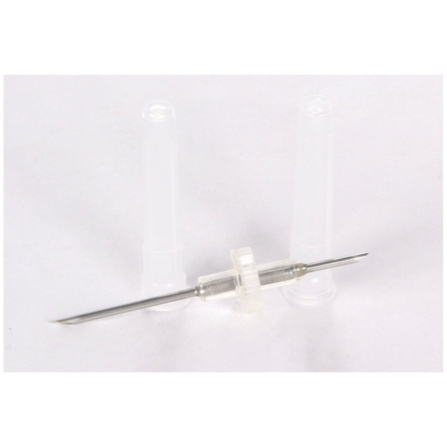 B BRAUN TRANSFER DEVICES VIA DIRECT VACUUM "Double-Ended Transfer Needle, Proximal, 17G x 11/4\" Needle Opposite 17G x 3/4\" Needle, DEHP & Latex Free "