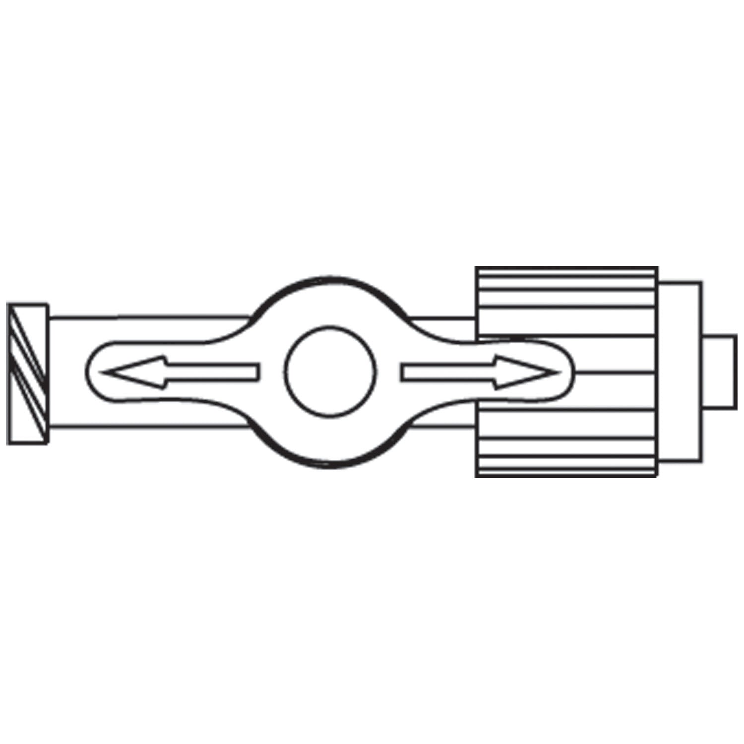 B BRAUN STOPCOCKS Discofix® One-Way Stopcock, Female Luer Lock Port &  SPIN-LOCK® Adapter, Port Covers, Lipid Resistant, DEHP, Latex Free