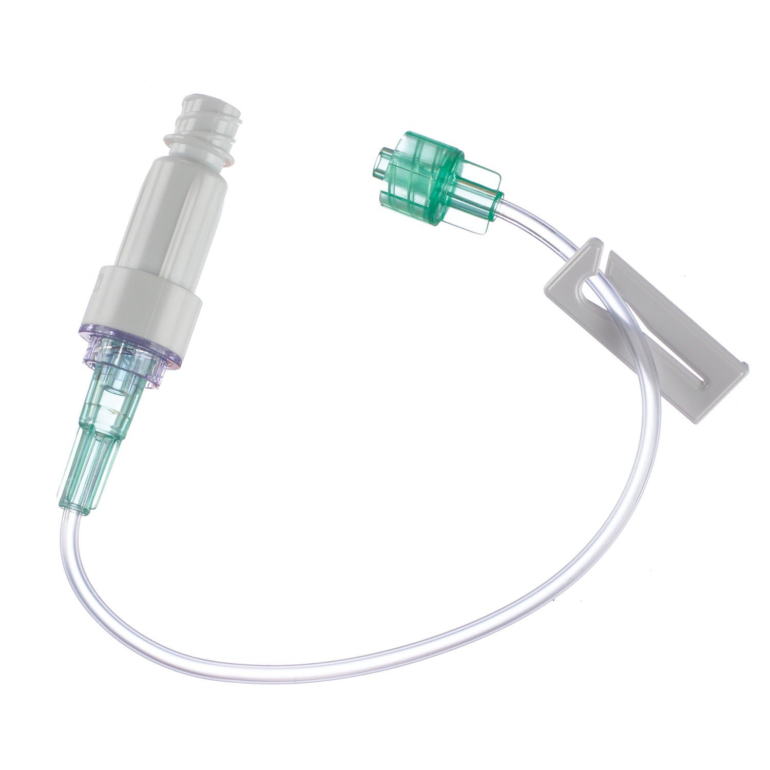 B BRAUN ULTRASITE® IV ADMINISTRATION/EXTENSION SETS Small Bore Extension Set , ULTRASITE Valve & Male Luer Lock Adapter, 0.61mL Priming Volume, 8"L, Removable Slide Clamp, DEHP & Latex Free