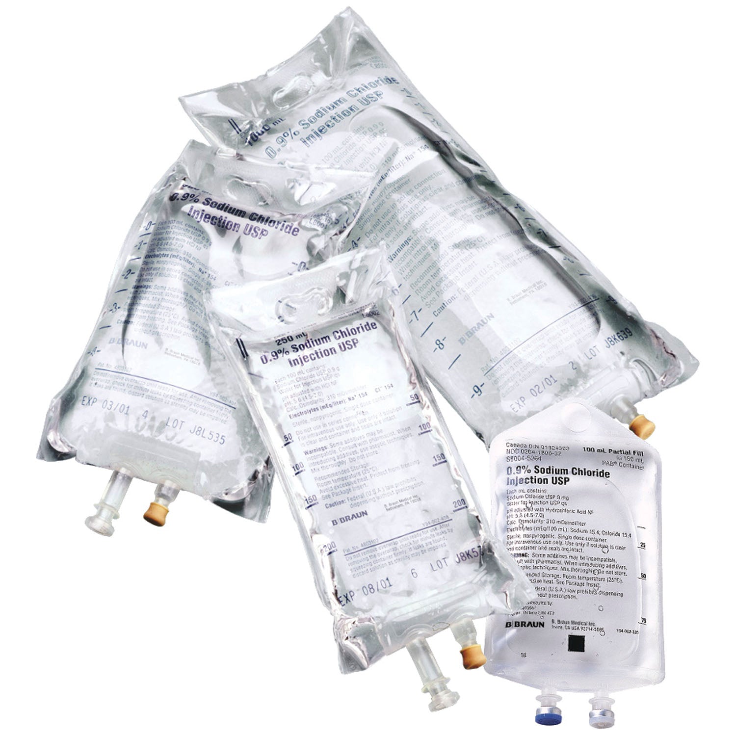 B BRAUN DEXTROSE & SODIUM CHLORIDE INJECTIONS 1000mL 10% Dextrose & 0.45% Sodium Chloride Injection