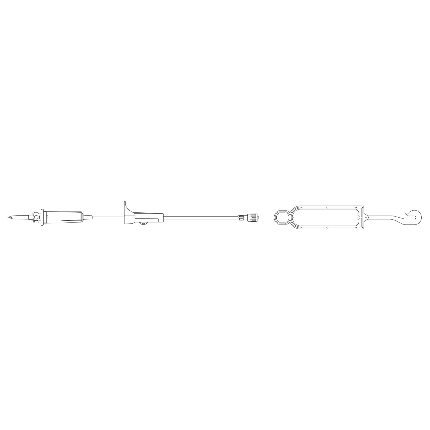 B BRAUN SECONDARY ADMINISTRATION SETS FOR USE WITH ADDITIV® SETS "Secondary Admin Set, SPIN-LOCK Connector, 9mL Priming Volume, 40\"L, 15 Drops/mL, DEHP & Latex Free "