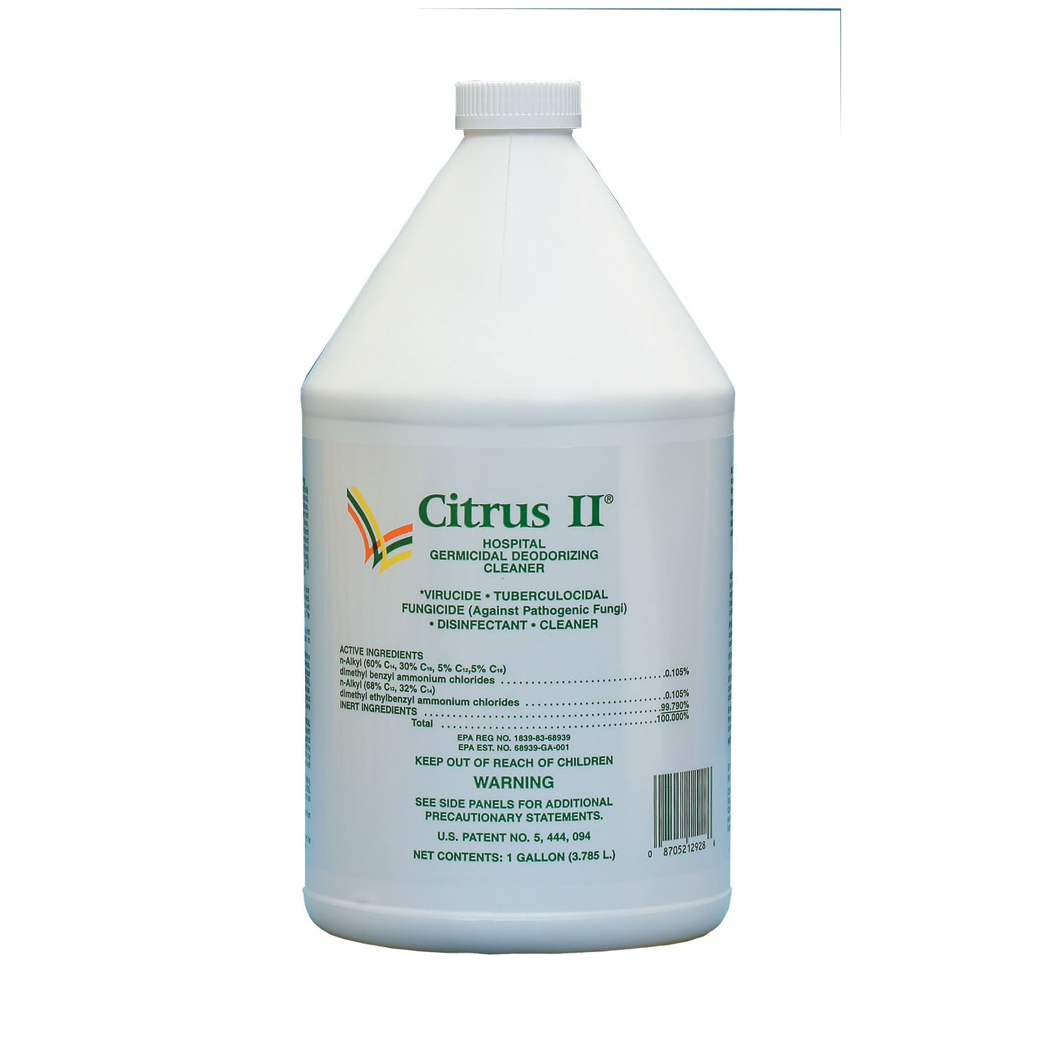 BEAUMONT CITRUS II GERMICIDAL Deodorizing Cleaner, Gallon Refill, 4/cs (36 cs/plt)