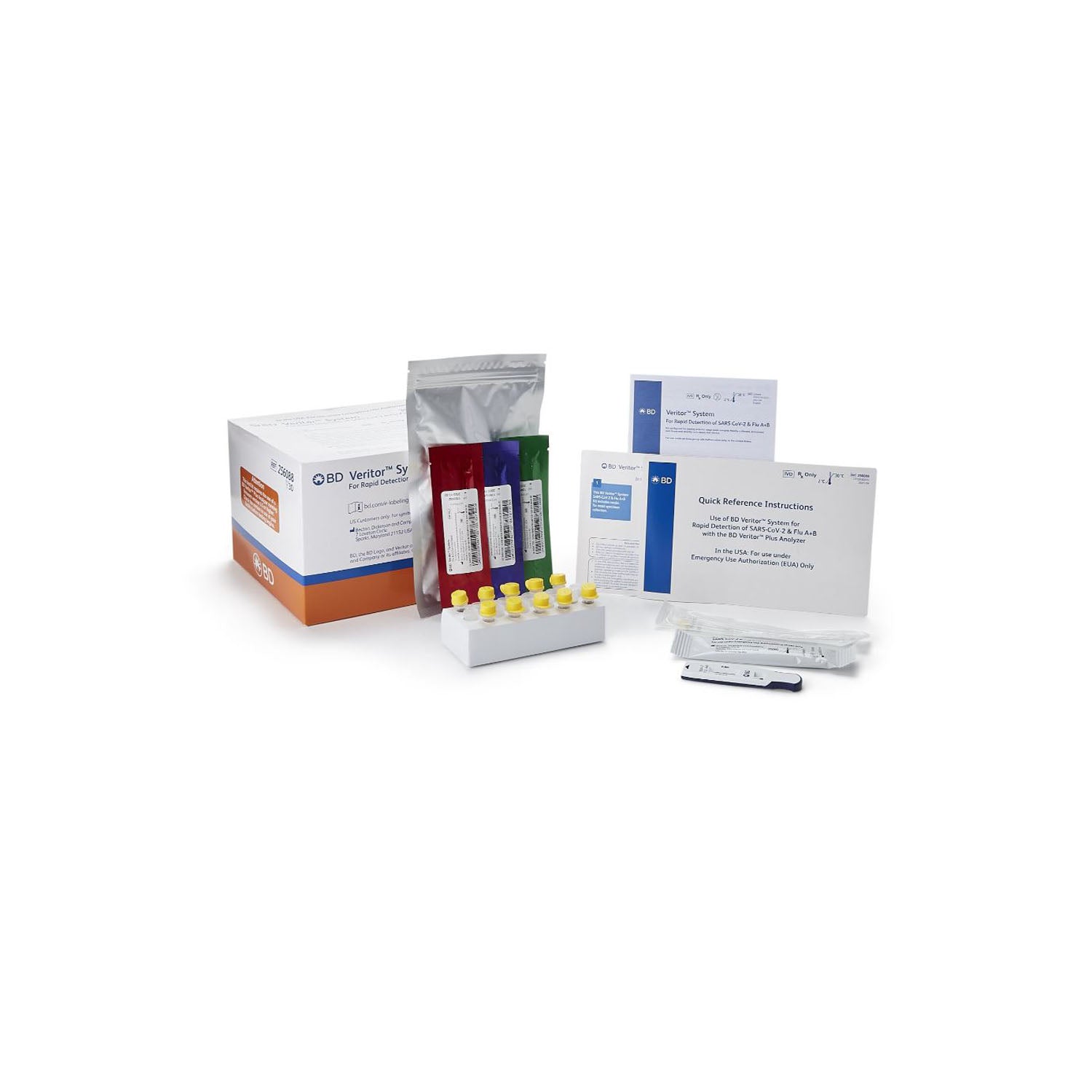 BD VERITOR™ SYSTEM Veritor SARS-CoV-2 & Flu A+B Assays, 30 tests/kit