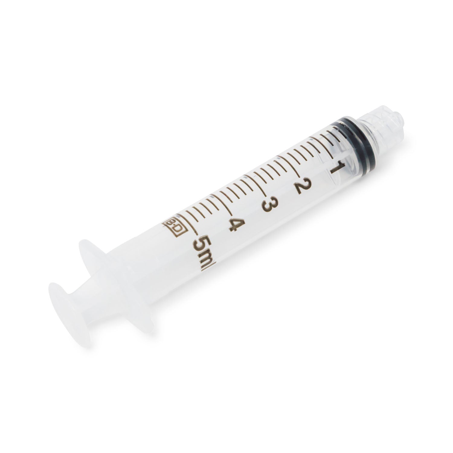 BD 5 ML SYRINGES & NEEDLES Syringe Only, 5mL, Luer-Lok™ Tip, Sterile, Individually Wrapped, 125/bx, 4 bx/cs