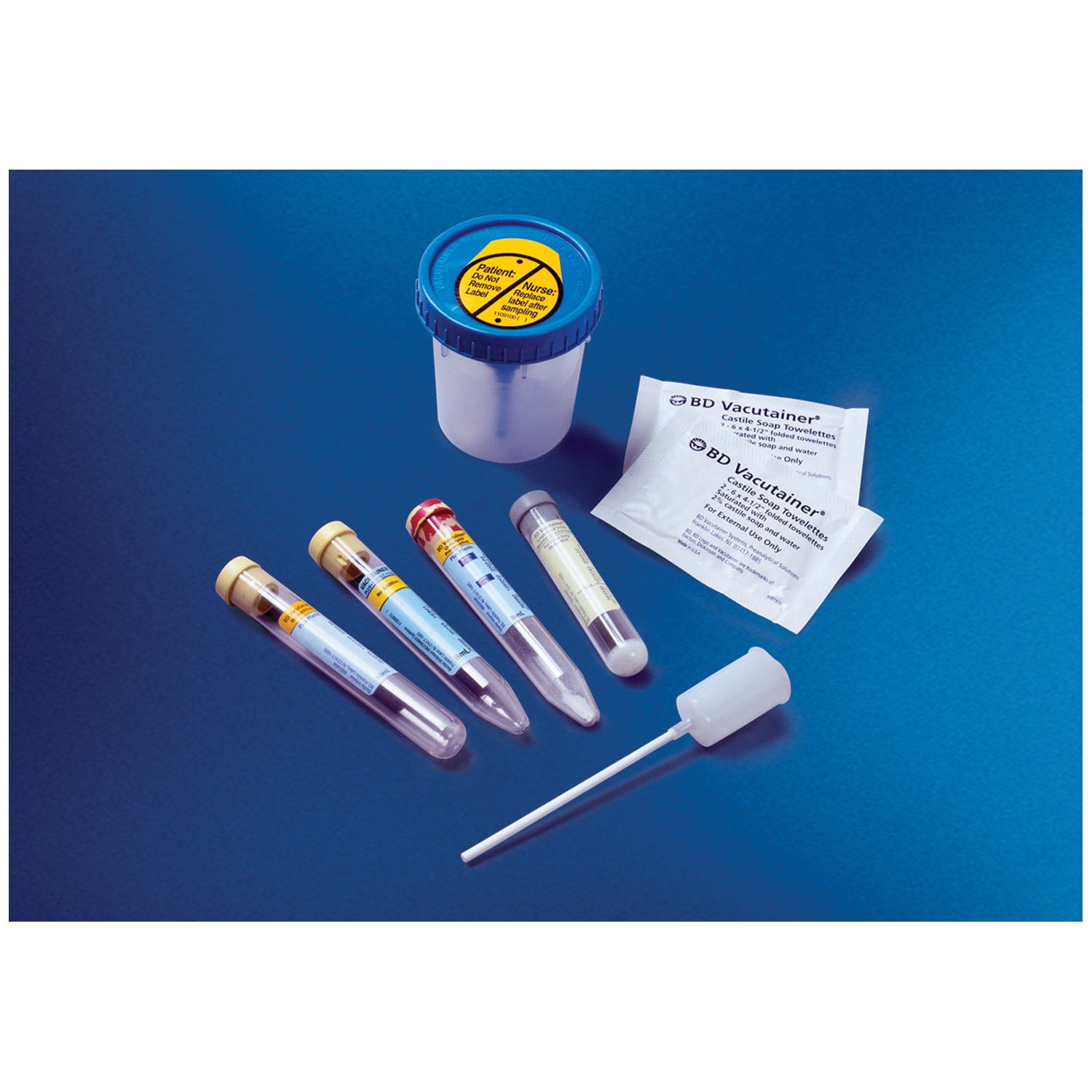 BD VACUTAINER® URINE COLLECTION SYSTEM C&S Transfer Straw Kit: 4mL Draw, 13 x 75mm C&S Preservative Plus Plastic Tube & Urine Transfer Straw, 50/bx, 4 bx/cs