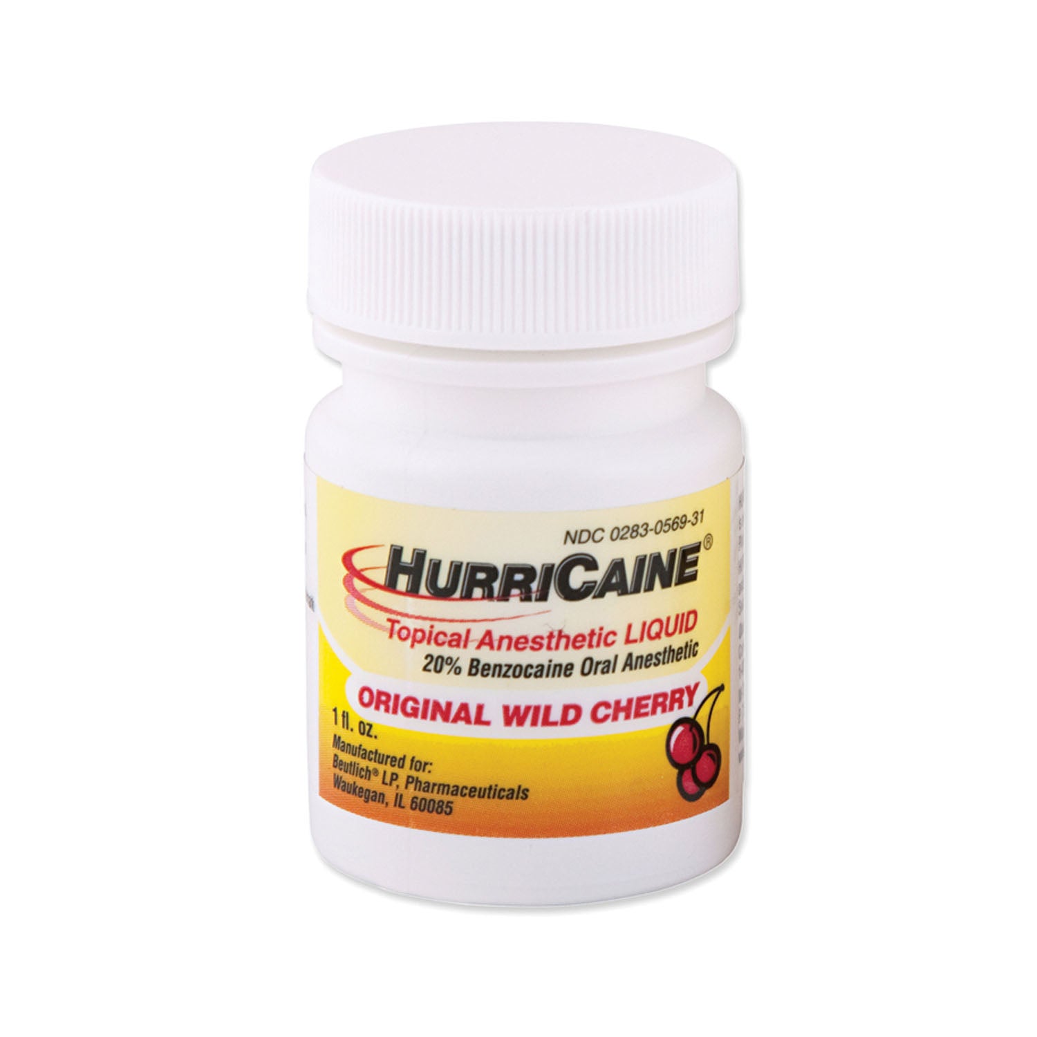 BEUTLICH HURRICAINE® TOPICAL ANESTHETIC Topical Anesthetic Gel, 1 oz Jar, Wild Cherry