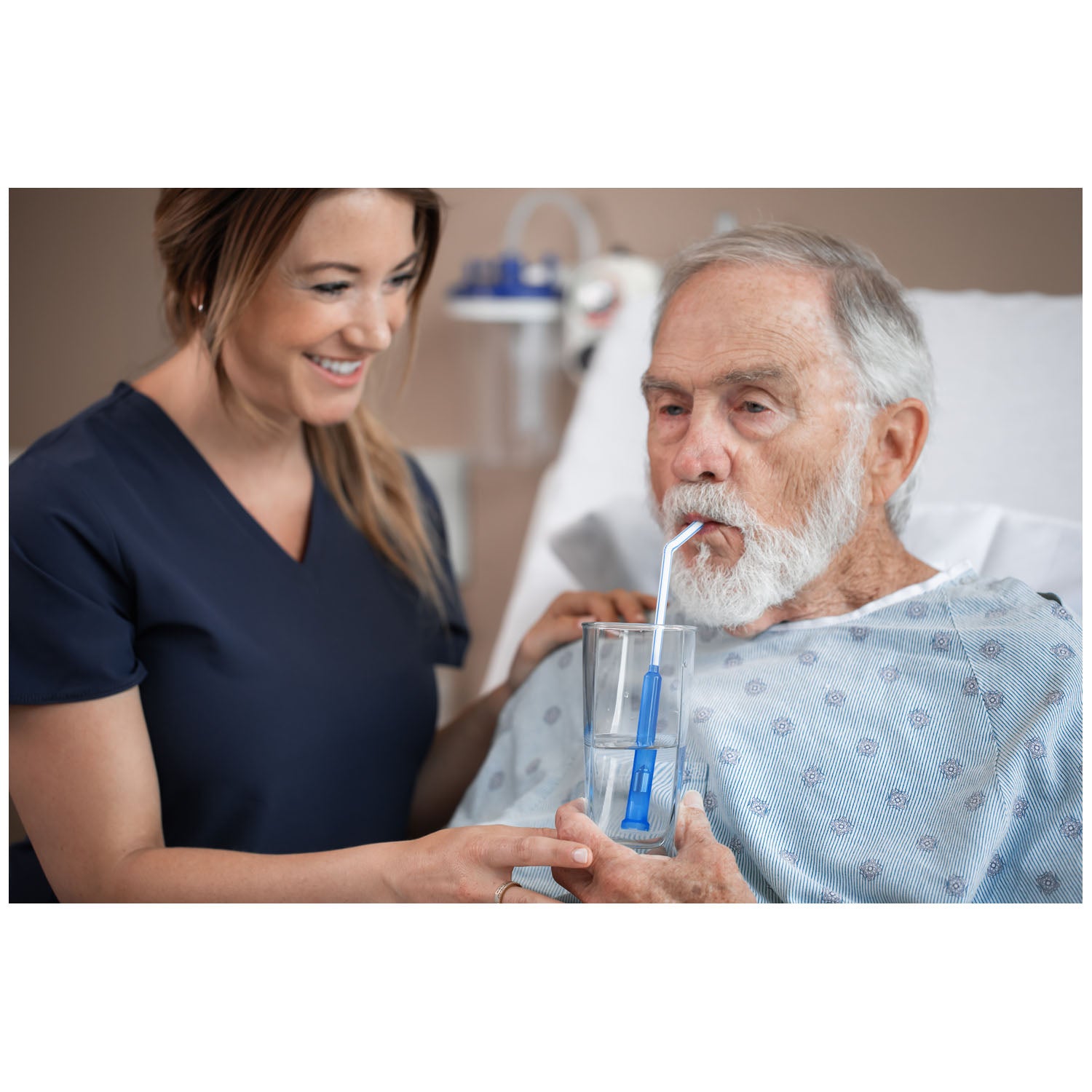 BIONIX SAFESTRAW™ Thick Liquid SafeStraw™, Blue, 12/bx