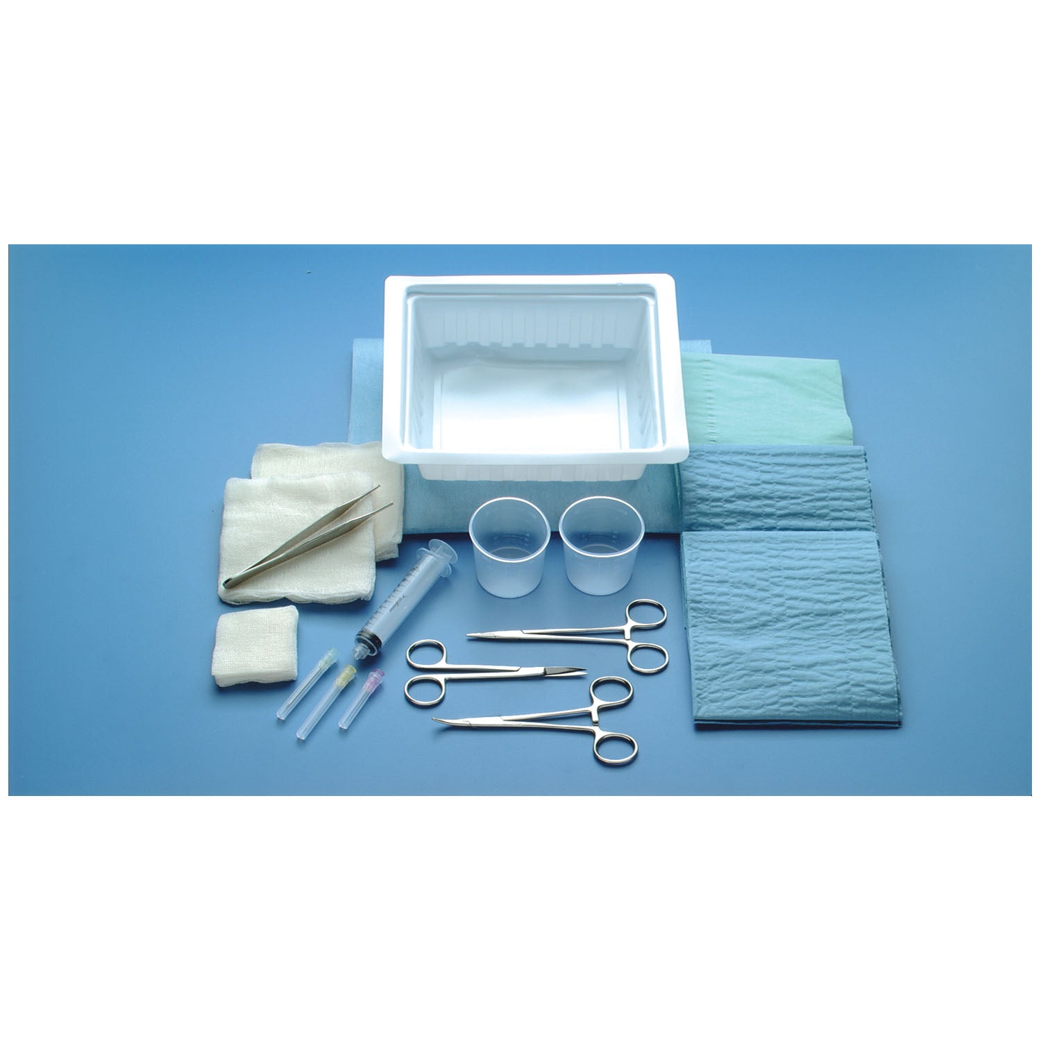 BUSSE ER Laceration Tray, Sterile, 20/cs