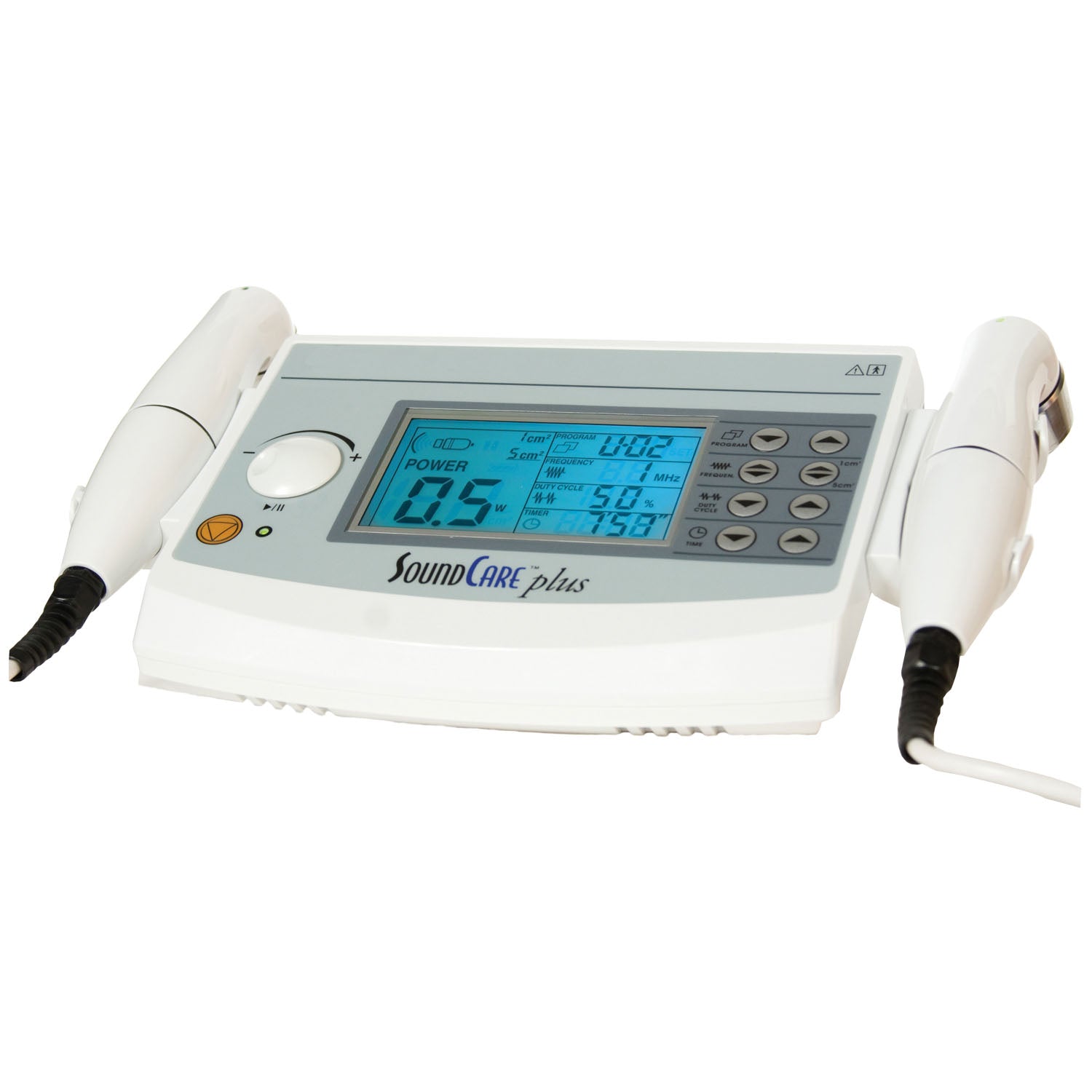 COMPASS HEALTH SOUNDCARE PLUS PROFESSIONAL UltraSound Device, Comes Complete with: Device, 2 Wands (1cm & 5cm), MHz & 3MHz Frequencies, Basic Assembly Required, 2 Year Warranty (092885)