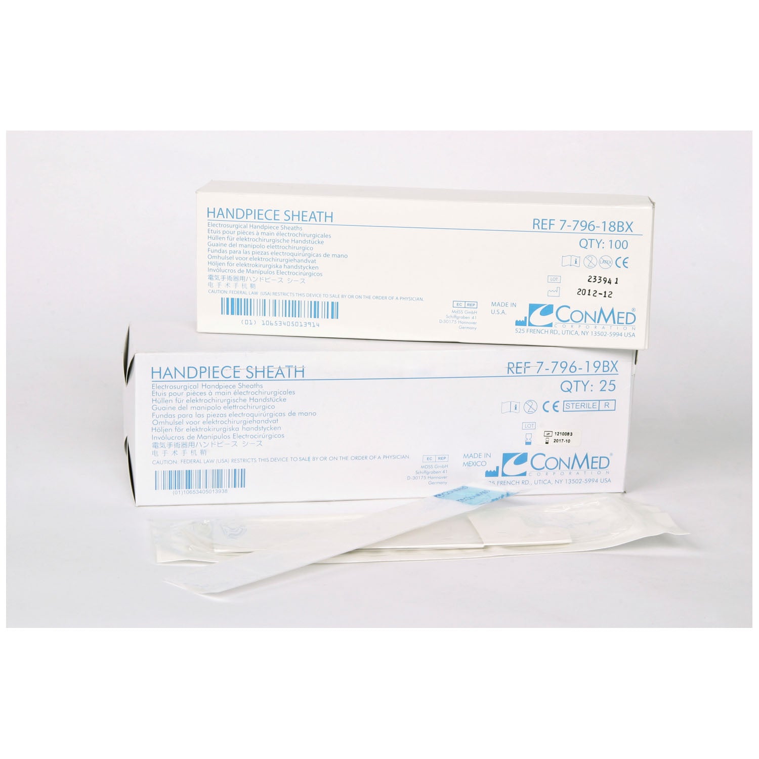 CONMED HYFRECATOR PLUS/733 ACCESSORIES Disposable Sheaths, 8", 100/bx