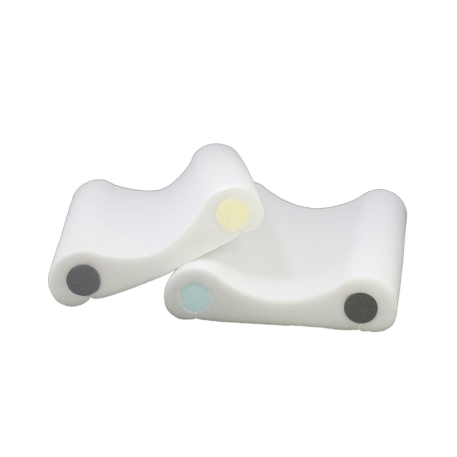 CORE PRODUCTS DOUBLE CORE™ SELECT CERVICAL SUPPORT PILLOW Cervical Pillow, 22" x 16", Washable Cotton/Polyester Cover, Includes 4" Support Lobes: Black for Firm; White for Gentle; Gold for Extra-Firm; and Blue for Medium