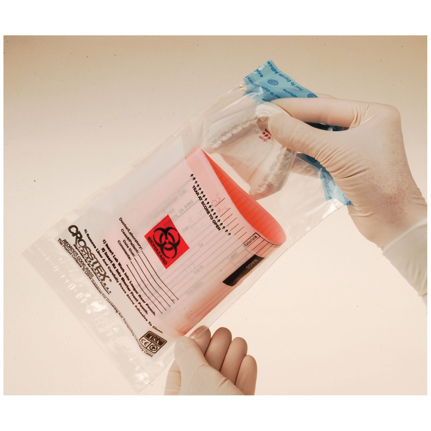 CROSSTEX TRANSPORT BAG "Bag, 6\" x 10\", Standard, 250/bx 4 bx/cs"