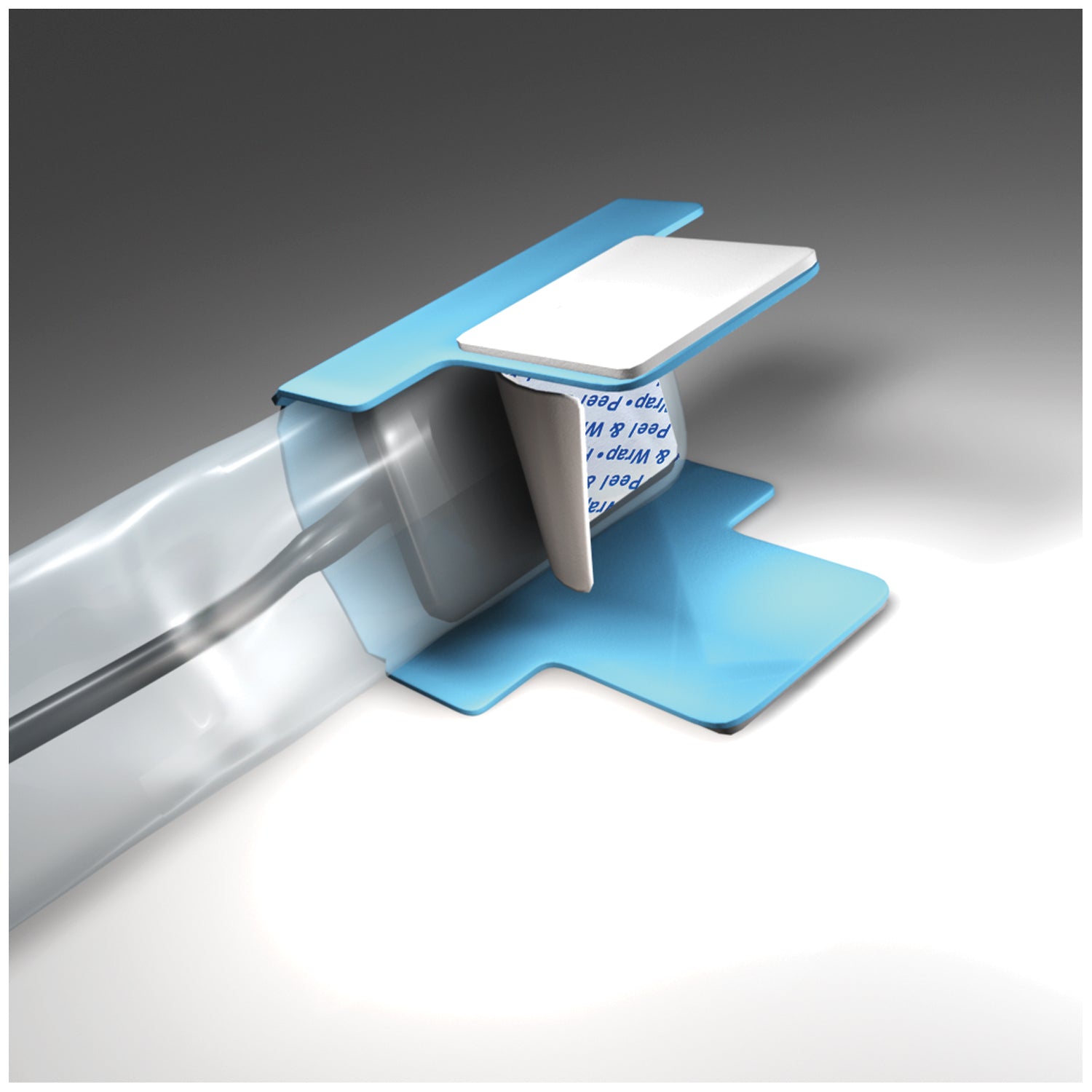 CROSSTEX BITE-WING-EASE DIGITAL SENSOR Cushion Device, White-Large, Adjustable to Fit All Size 2 Sensors, 50/bx