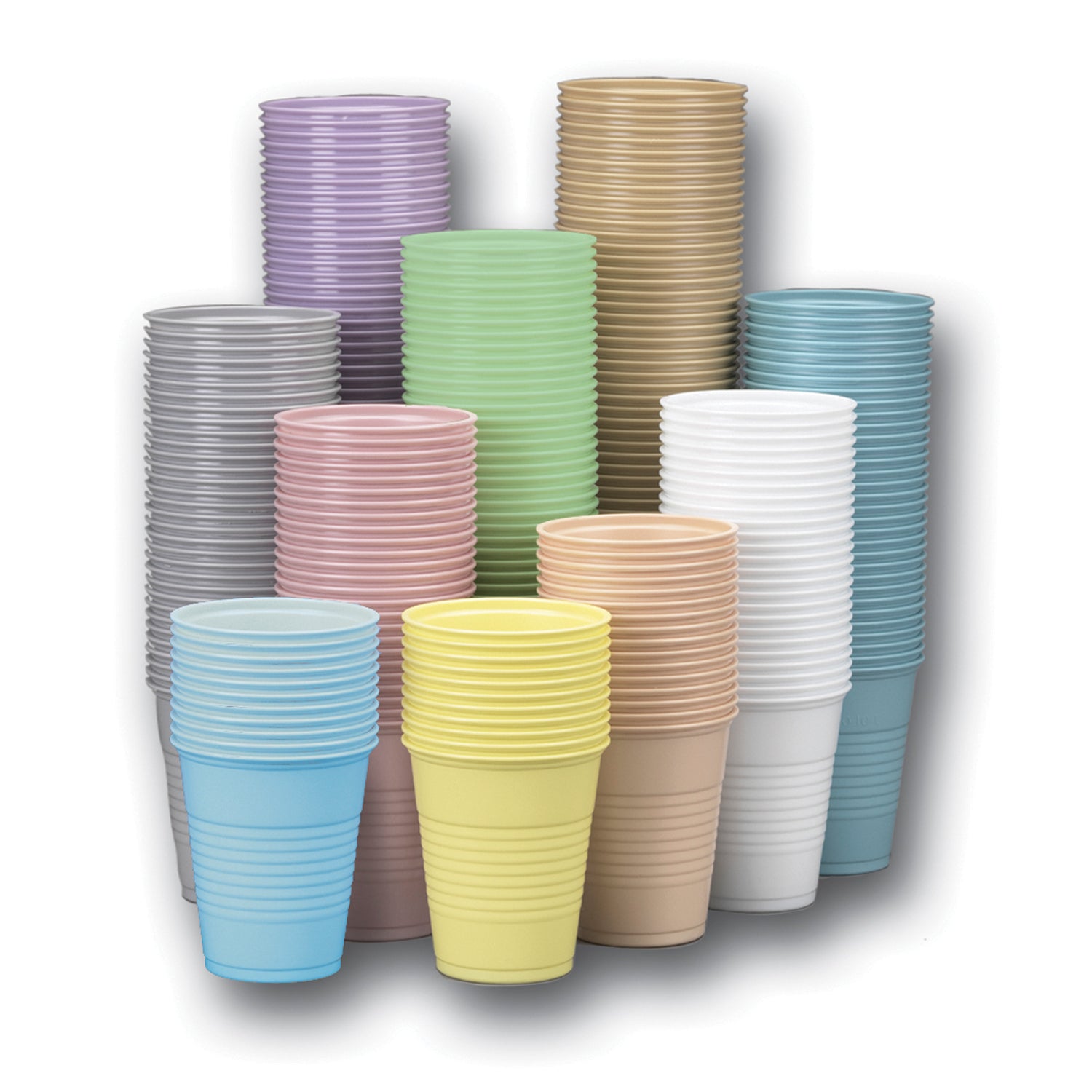 CROSSTEX PLASTIC S Cup, 5 oz, Green, 1000/cs (60 cs/plt)