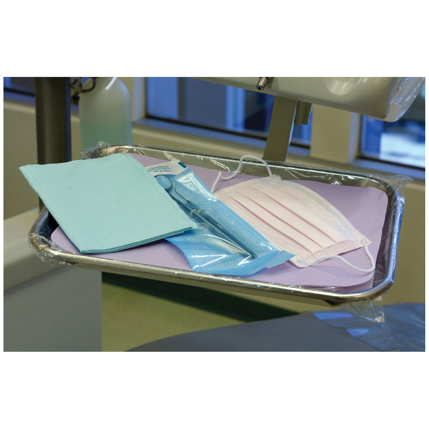 CROSSTEX BRACKET TRAY COVERS "Tray Cover, Size B, Ritter, 81/2\" x 121/4\", Blue, 1000/ctn, 3 ctn/cs (45 cs/plt)"
