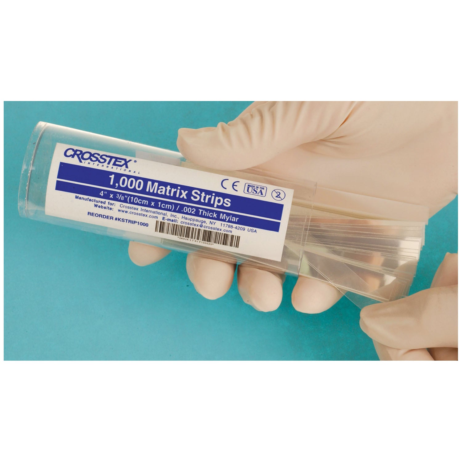 CROSSTEX Matrix Strips, 1000/tube, 4 tube/cs