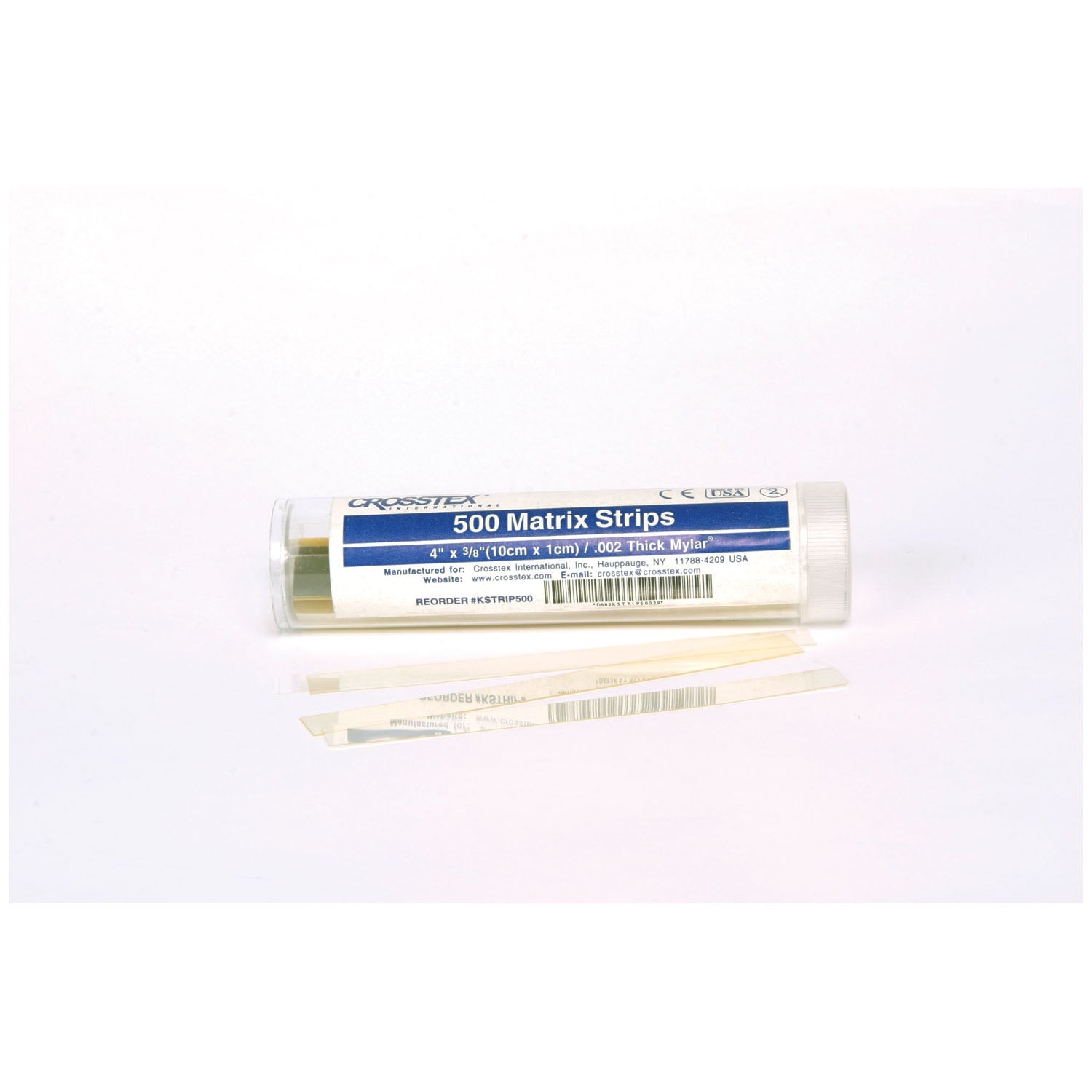 CROSSTEX Matrix Strips, 500/tube, 9 tube/cs