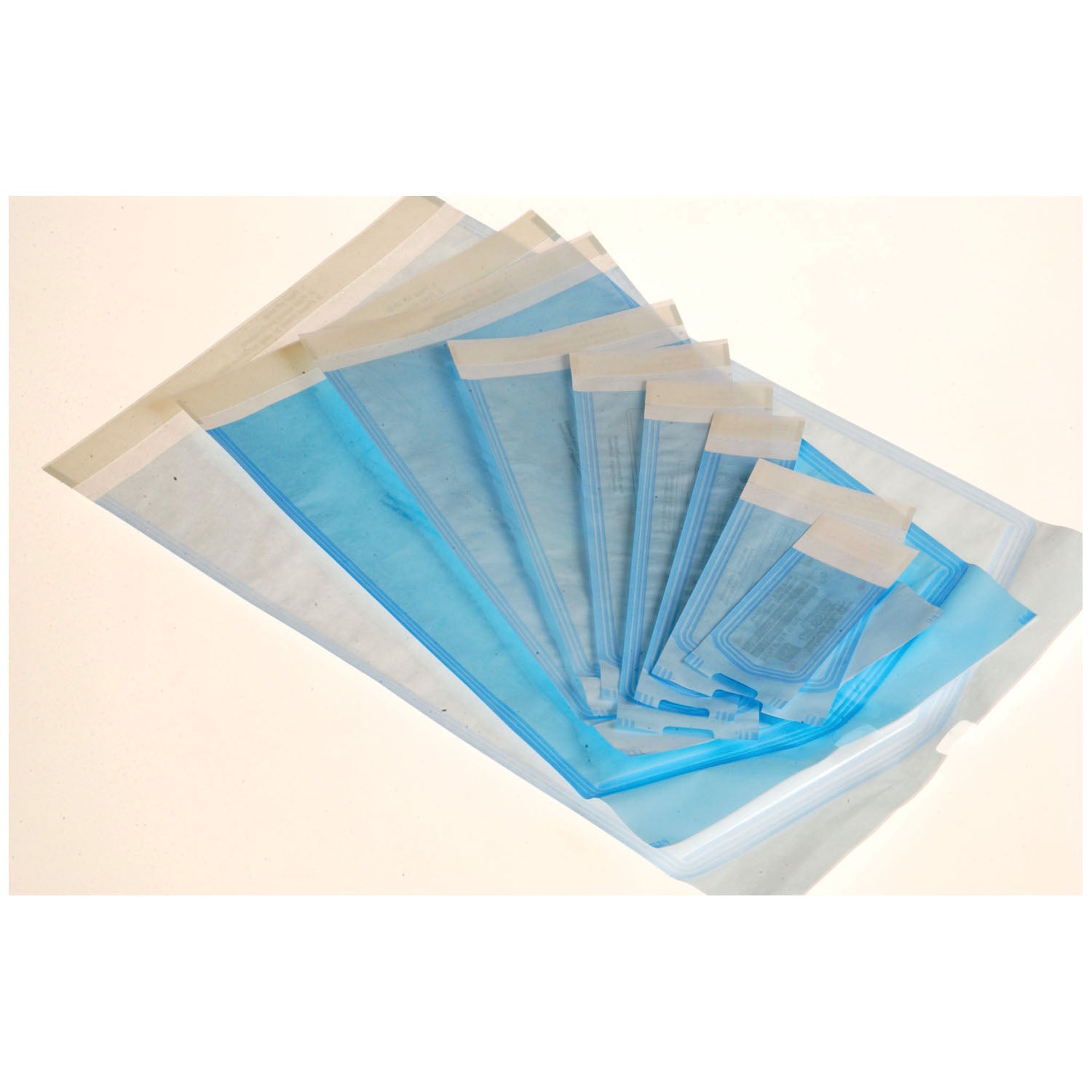 CROSSTEX DUO-CHECK® STERILIZATION POUCHES "Pouch, 31/2\" x 51/4\", 200/bx, 10 bx/cs"