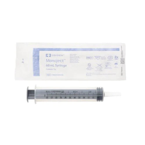 CARDINAL HEALTH MONOJECT™ SOFTPACK 60ML SYRINGES Syringe Catheter Tip, 60mL, 30/bx, 4 bx/cs