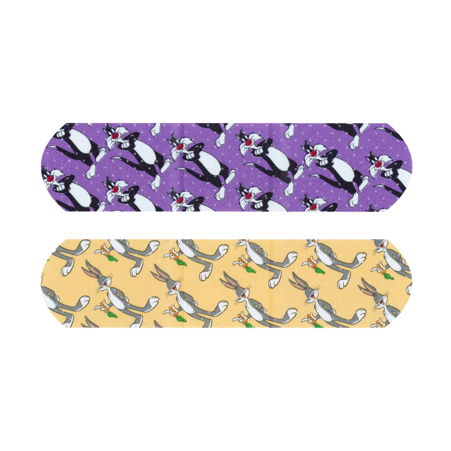 DUKAL Children‘s CHARACTER ADHESIVE BANDAGES "Stat Strip® Adhesive Bandage, Bugs Bunny™ & Sylvester™, 3/4\" x 3\", 100/bx, 12 bx/cs "