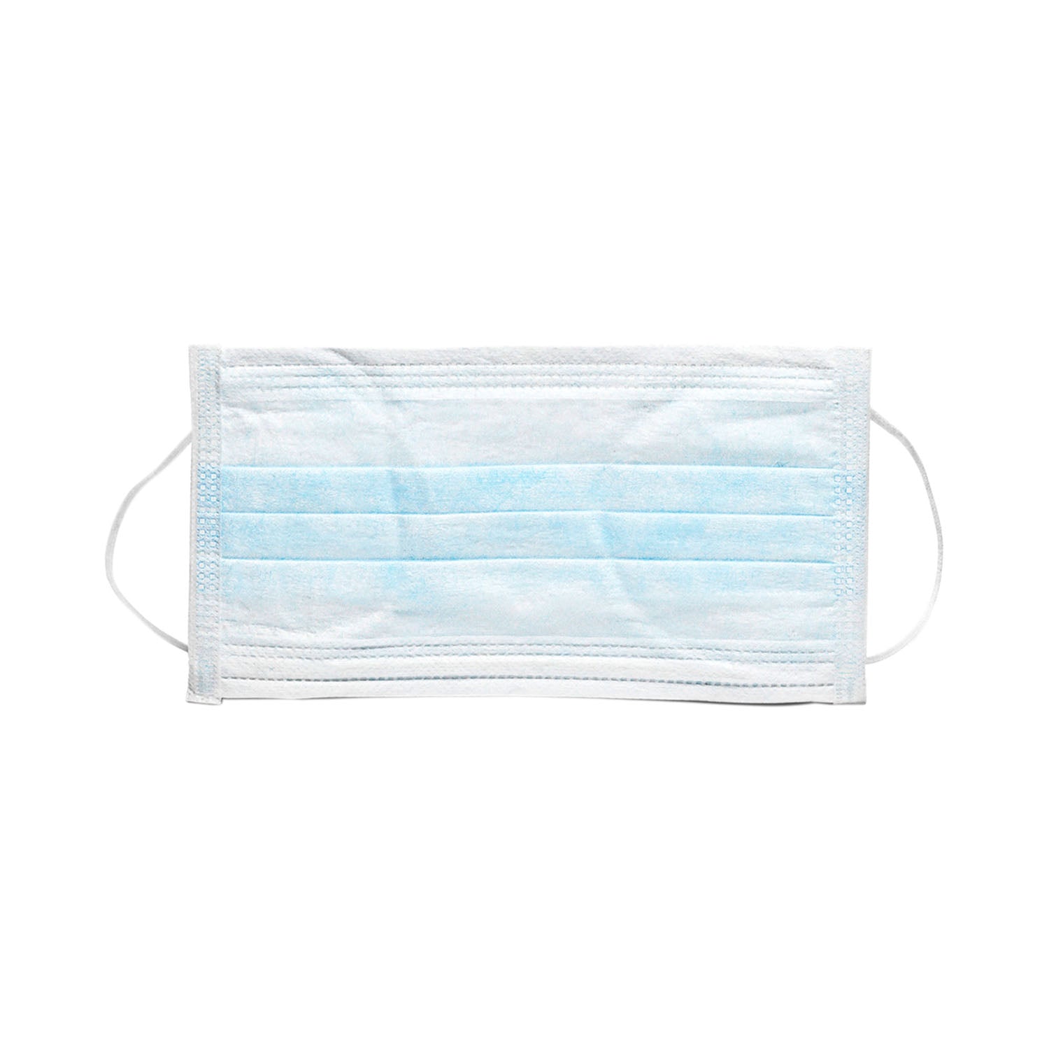 DUKAL S Surgical Face Mask, Earloop, 3-Ply, Blue, 50/bx, 6 bx/cs (112 cs/plt)