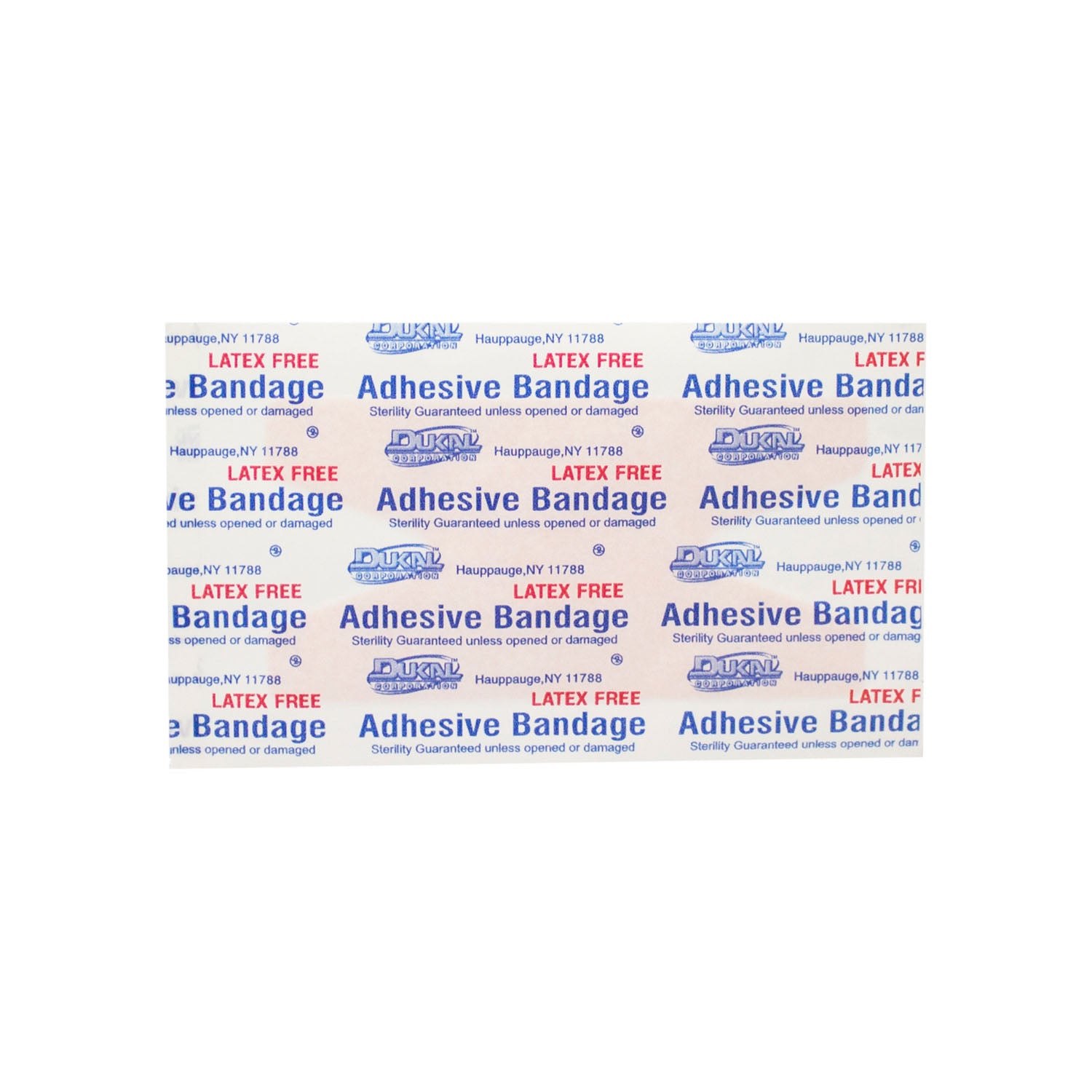 DUKAL ADHESIVE BANDAGES "Adhesive Bandage, Fabric, 1.5\" x 3\", Sterile, 100/bx, 24 bx/cs (70 cs/plt)"