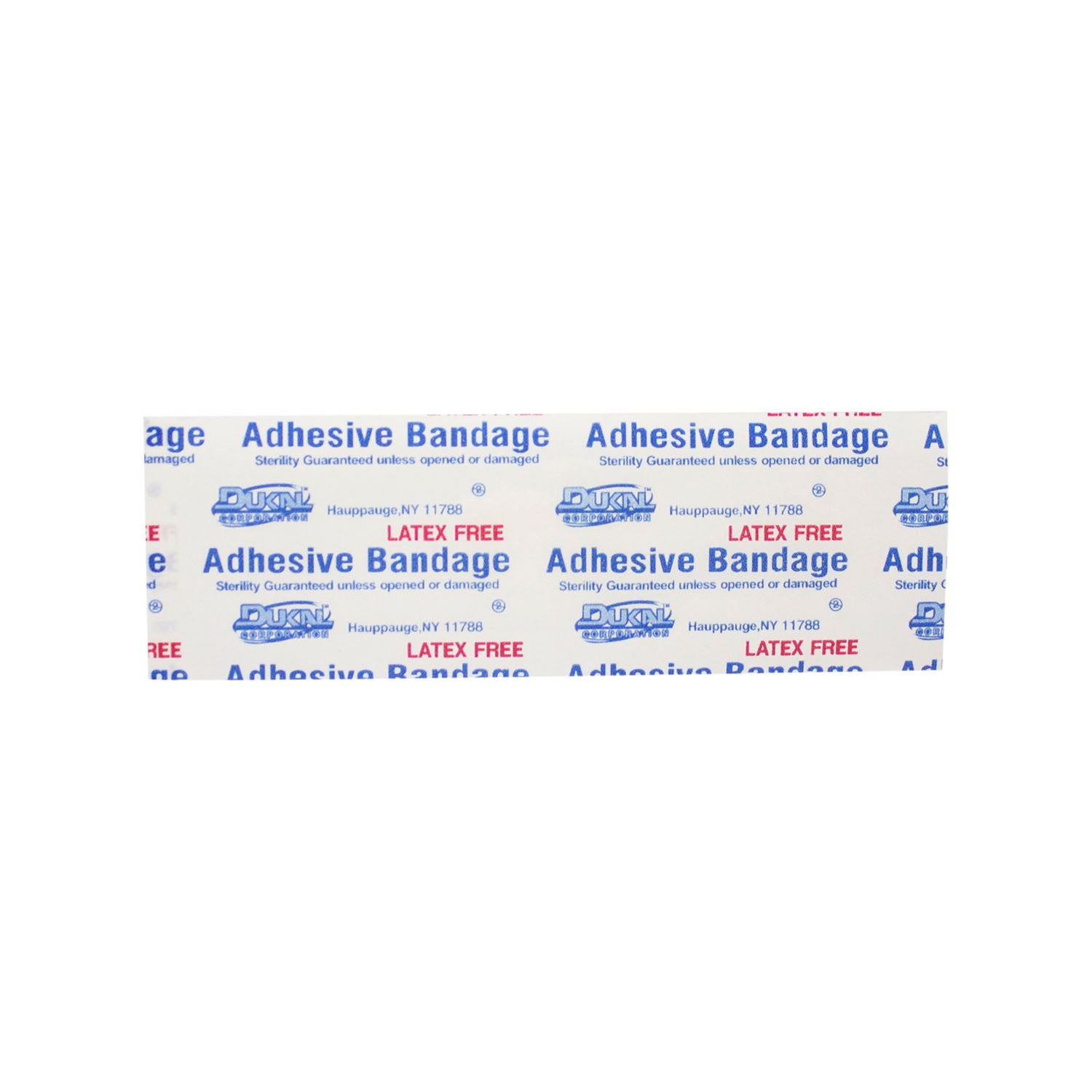 DUKAL ADHESIVE BANDAGES Adhesive Bandage, Sheer, 3/4" x 3", Sterile, 100/bx, 24 bx/cs
