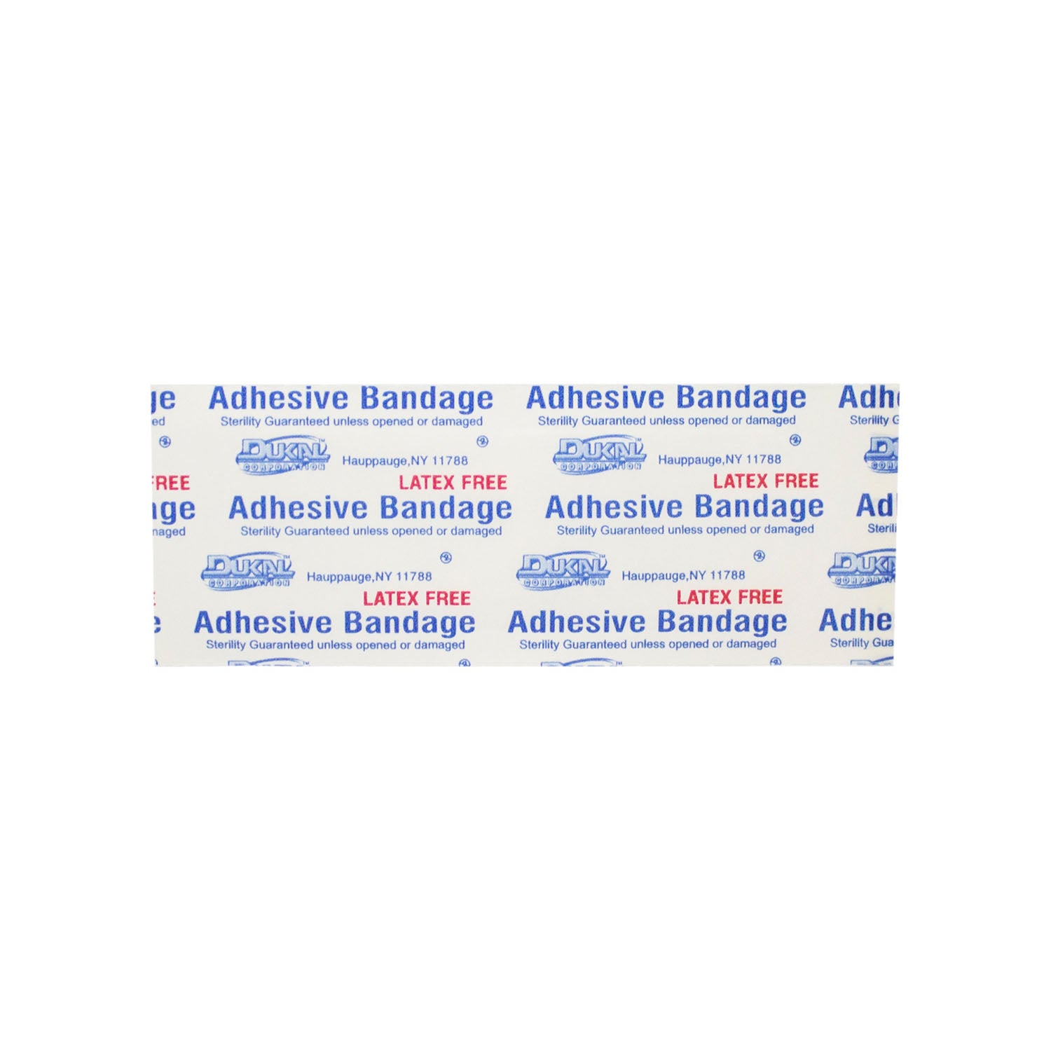 DUKAL ADHESIVE BANDAGES "Adhesive Bandage, Sheer, 1\" x 3\", Sterile, 100/bx, 24 bx/cs"