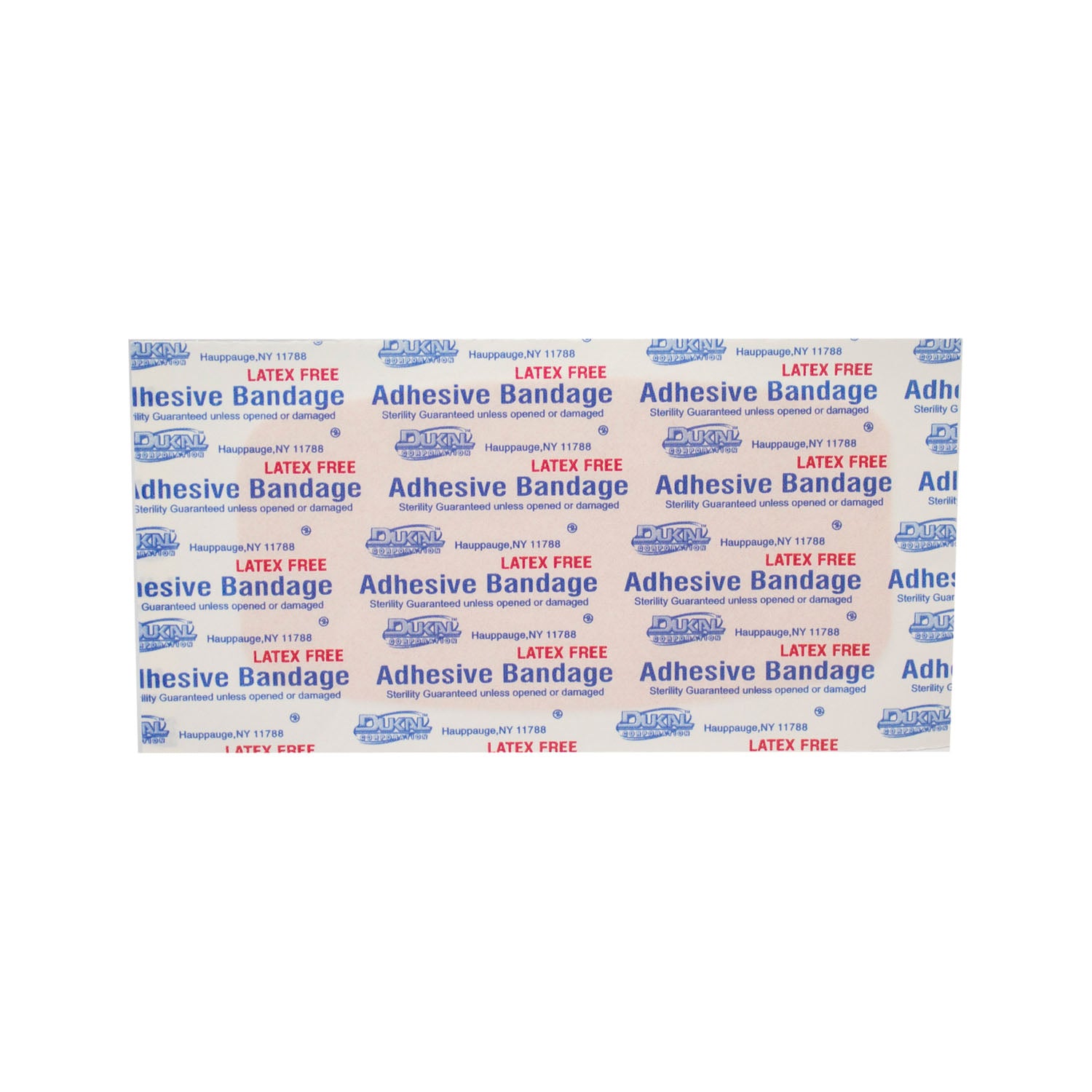 DUKAL ADHESIVE BANDAGES "Adhesive Bandage, Fabric, 2\" x 4\", X-Large, Sterile, 100/bx, 24 bx/cs"