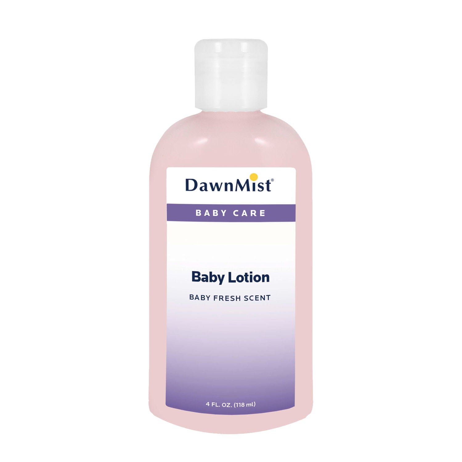 DUKAL DAWNMIST Baby Lotion, 4 oz, Dispensing Cap, 96/cs (Not Available for sale into Canada)