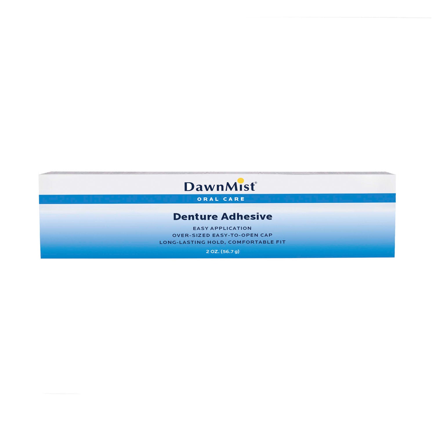 DUKAL DAWNMIST DENTURE CARE Denture Adhesive, Zinc Free, 2 oz Tube, 36/bx, 4 bx/cs (Not Available for sale into Canada)