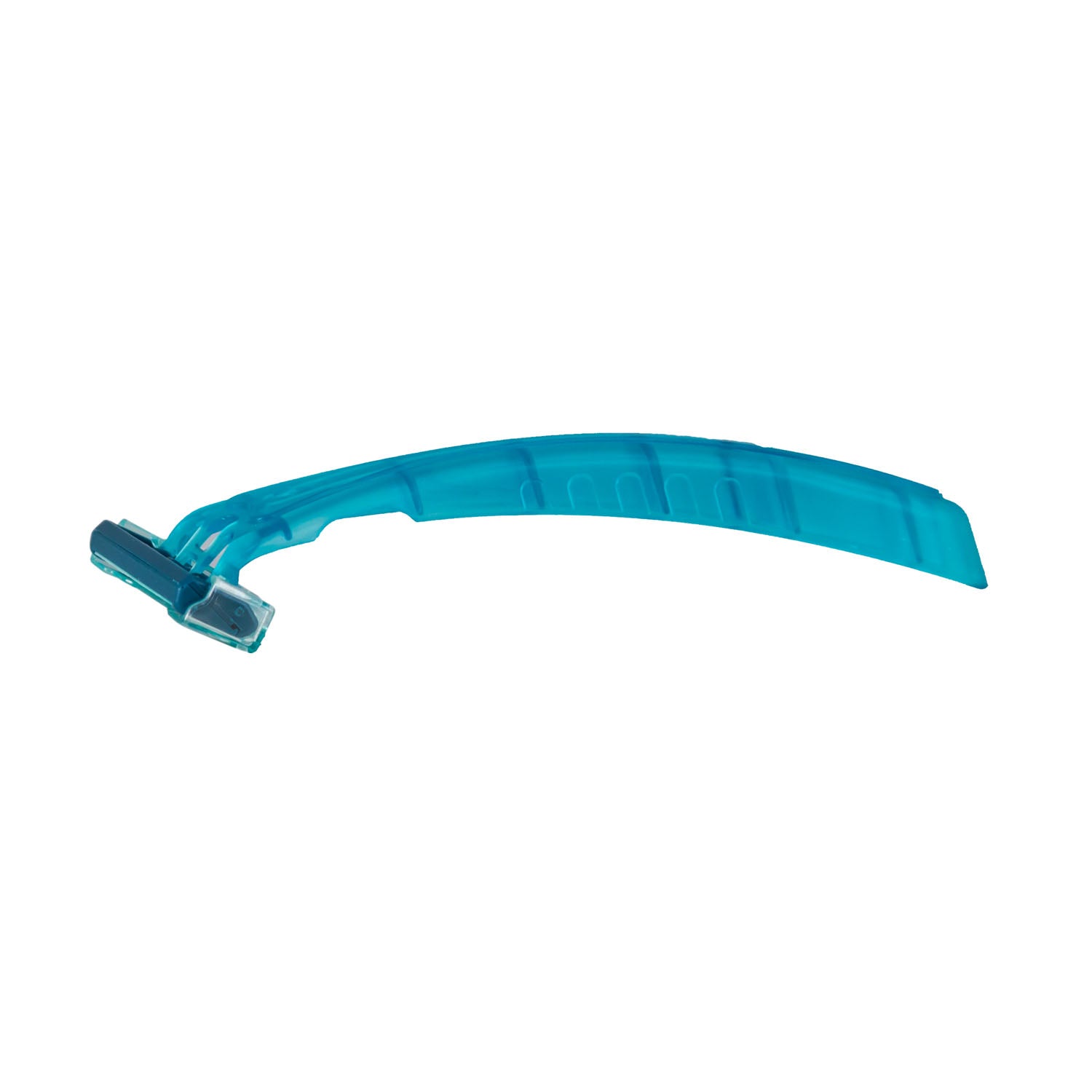 DUKAL DAWNMIST RAZORS Triple Play® Razor, 3 Micro Edge Blades, Lubricating Strip, Pivoting Head, Teal, Clear Plastic Guard, 10/bx, 50 bx/cs