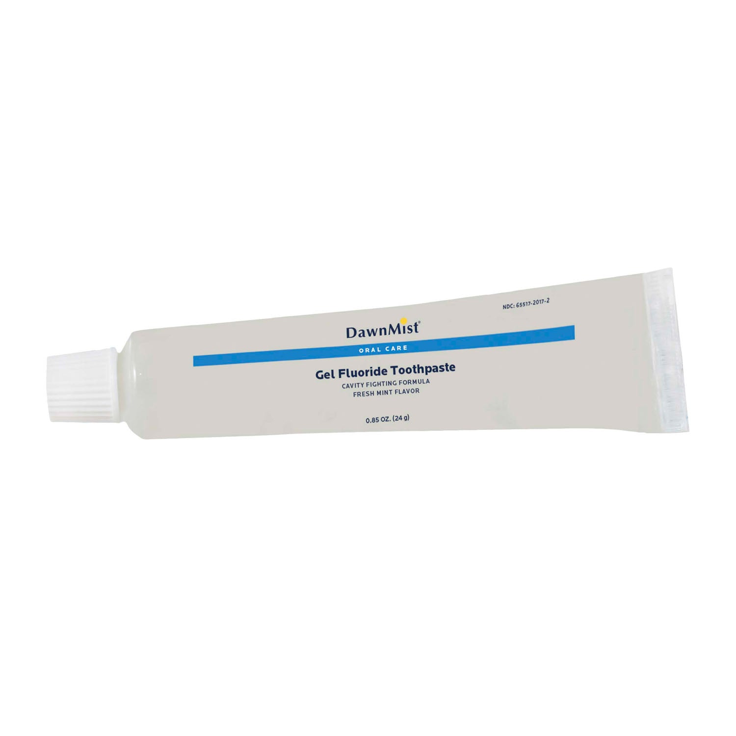 DUKAL DAWNMIST TOOTHPASTE Toothpaste, Clear Gel, Fluoride, .85 oz Tube, 144/bx, 5 bx/cs