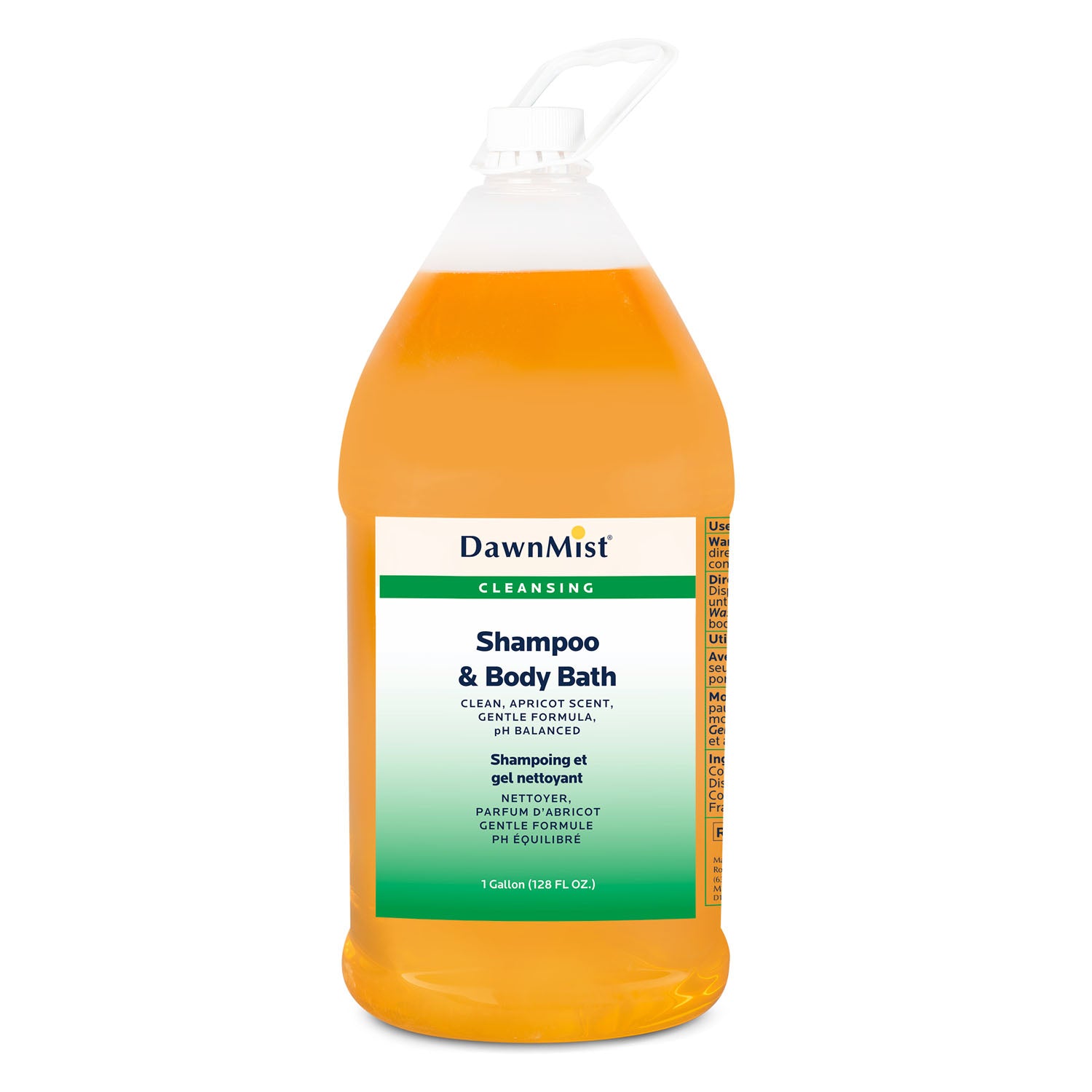 DUKAL DAWNMIST SHAMPOO & BODY WASH Shampoo & Body Bath, Gallon Bottle with Pump, 4/cs