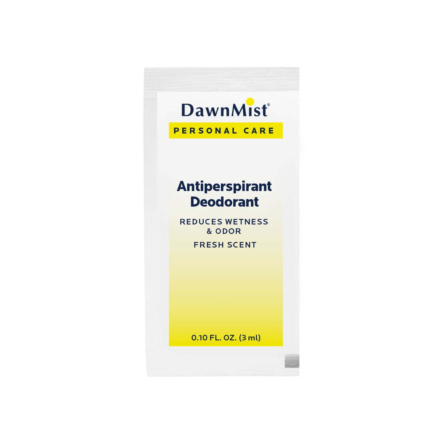 DUKAL DAWNMIST DEODORANT Deodorant Gel, Single Use, .10 oz Packet, 200/bg, 5 bg/cs