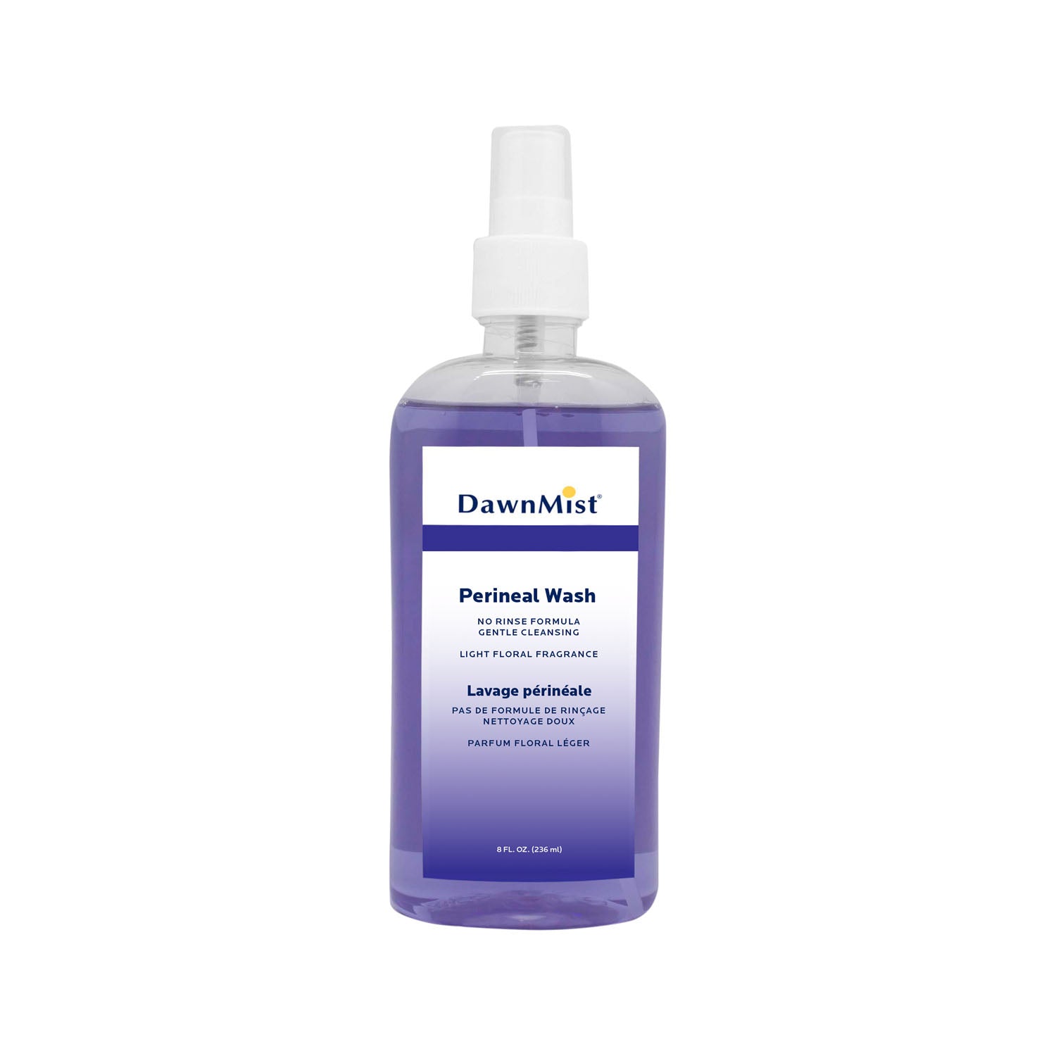 DUKAL DAWNMIST Perineal Wash, No Rinse, 8 oz Spray Bottle, 36/cs