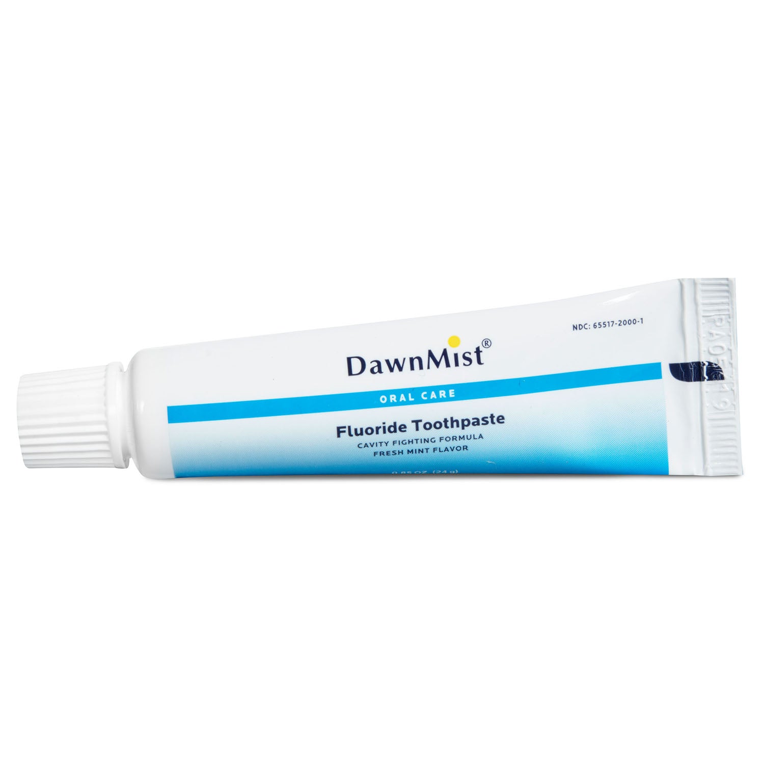 DUKAL DAWNMIST TOOTHPASTE Toothpaste, Fluoride, .85 oz Tube, 144/bx, 5 bx/cs