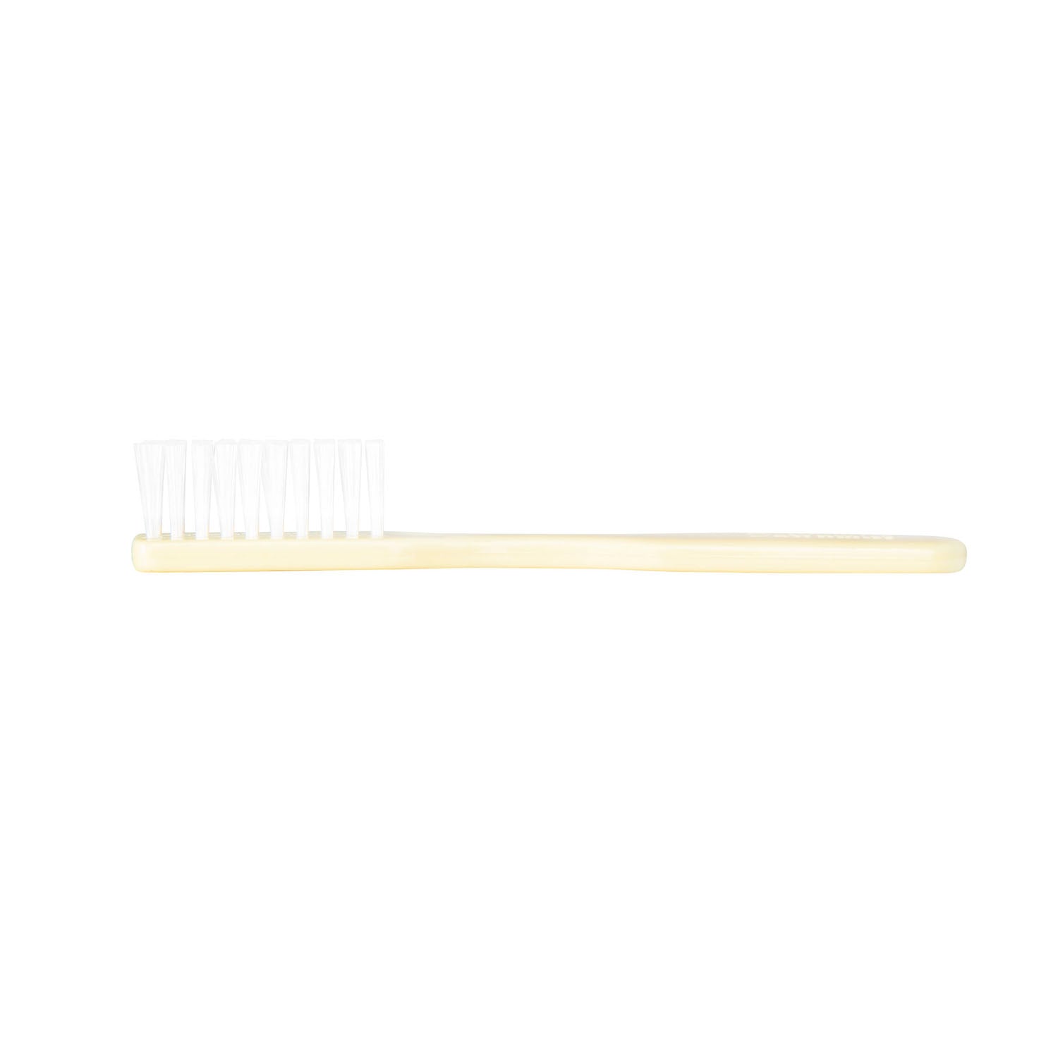 DUKAL DAWNMIST Toothbrush, 30 Tuft, Ivory Handle, White Nylon Bristles, 144/bx, 10 bx/cs (36 cs/plt)