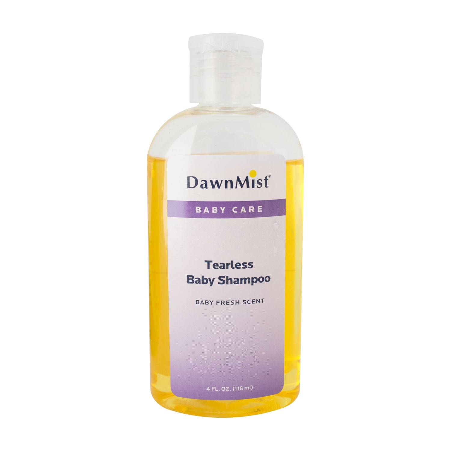 DUKAL DAWNMIST Baby Shampoo, Tearless, 4 oz, Dispensing Cap, 96/cs (Not Available for sale into Canada)